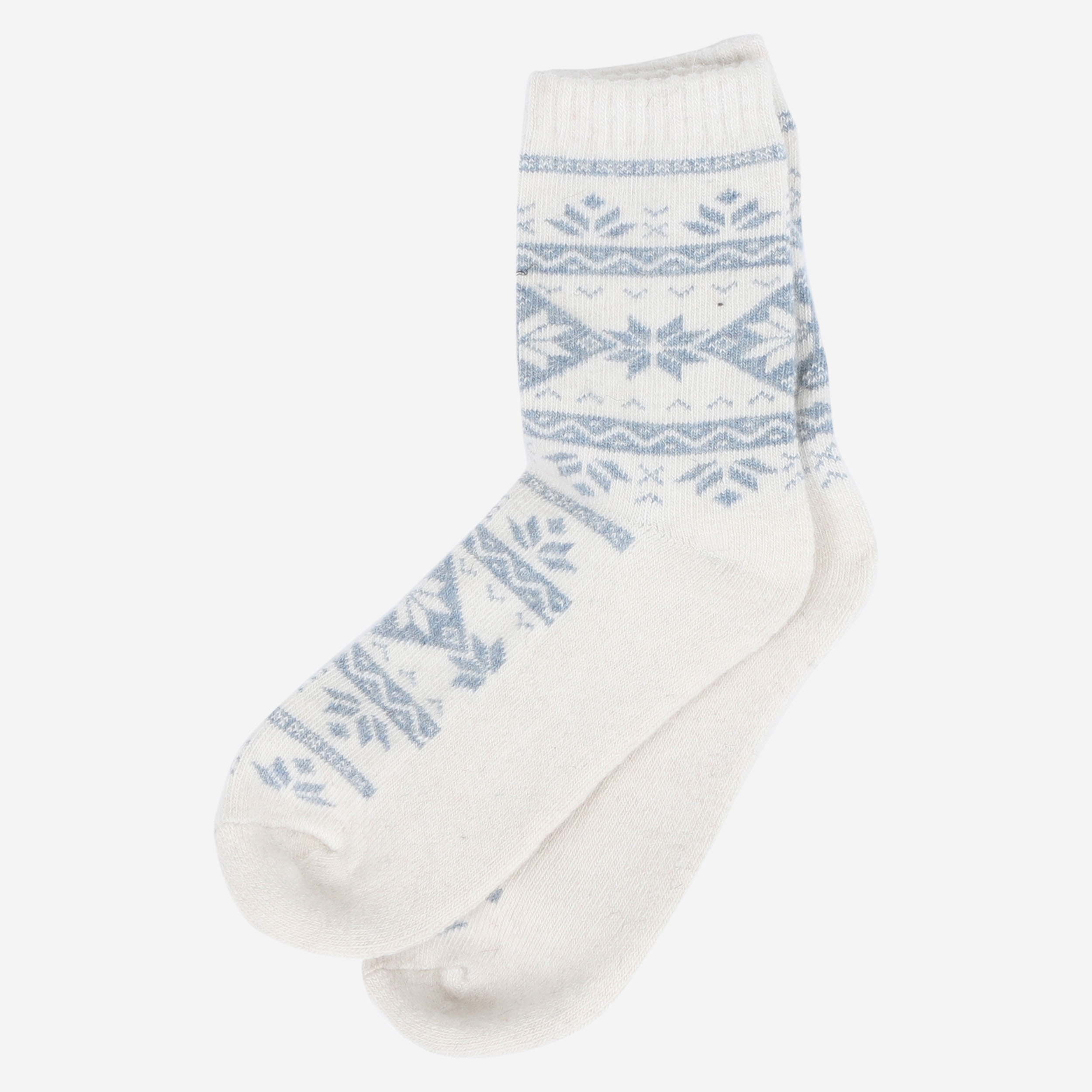 Loðmundur Angora-Socken im nordischen Stil