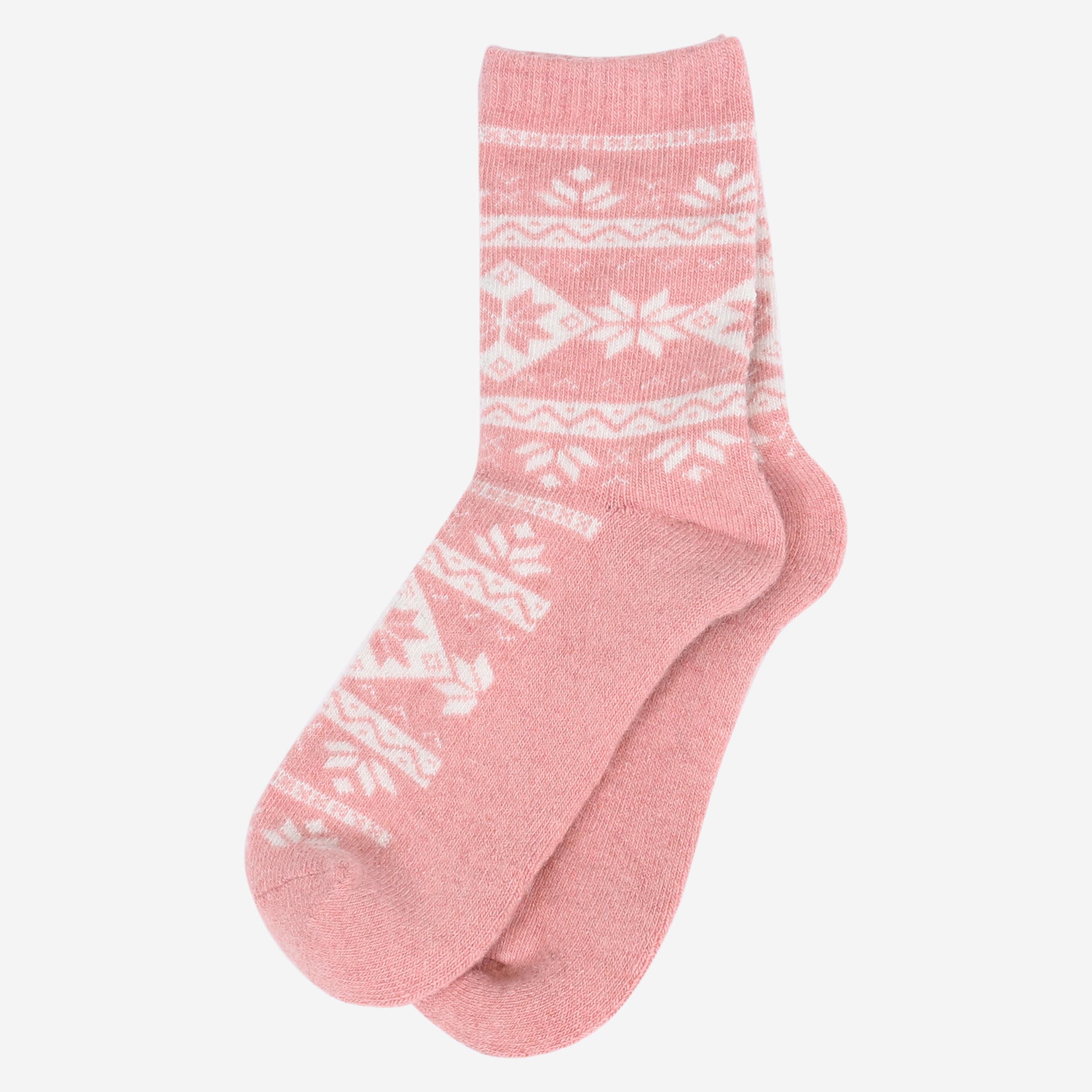 Loðmundur Angora-Socken im nordischen Stil