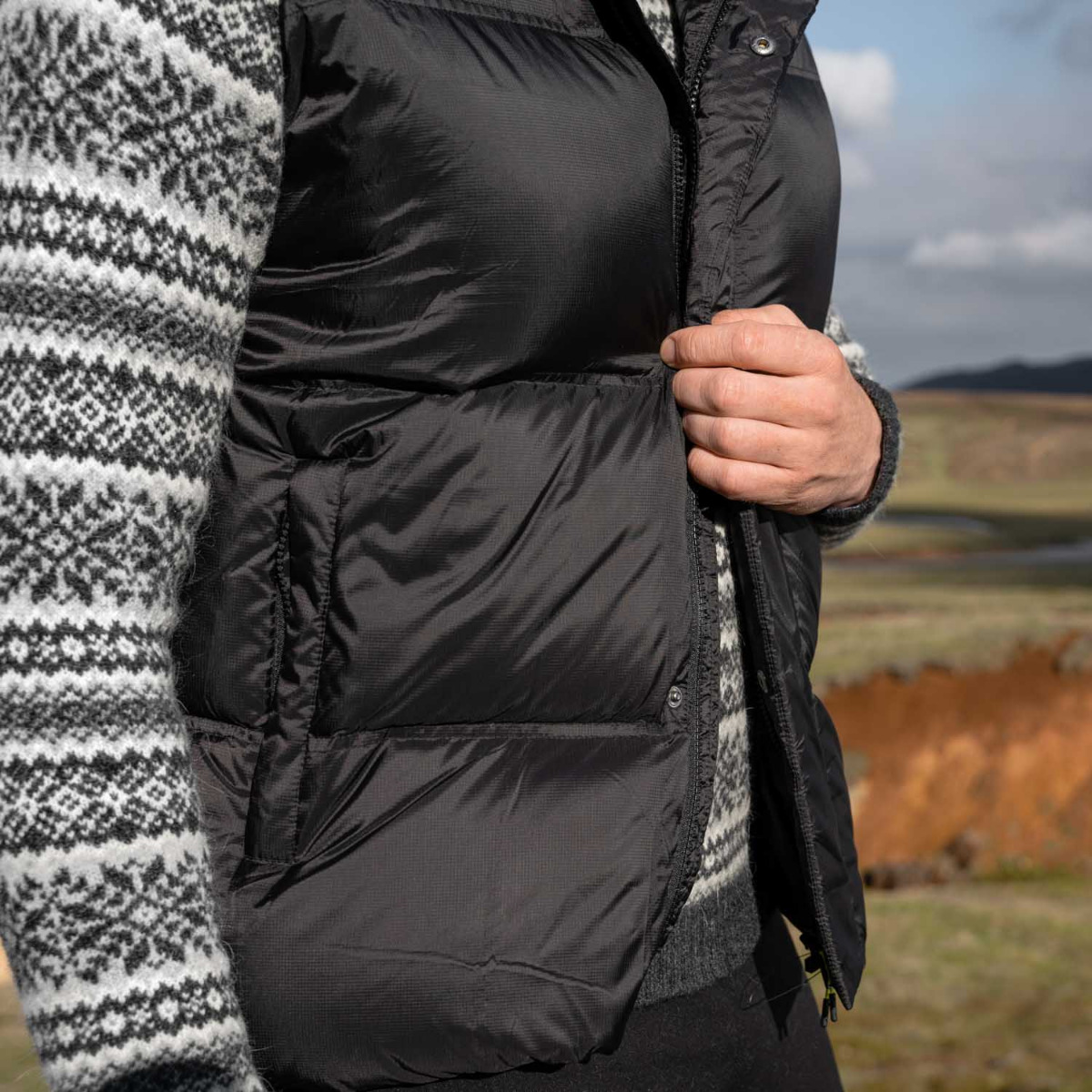 Hruni down waistcoat