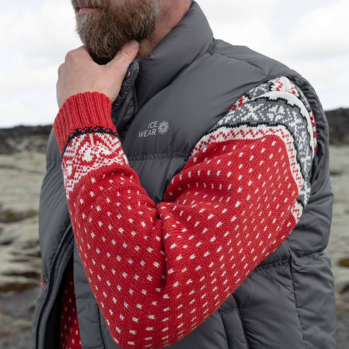 Hruni Unisex Daunenweste 