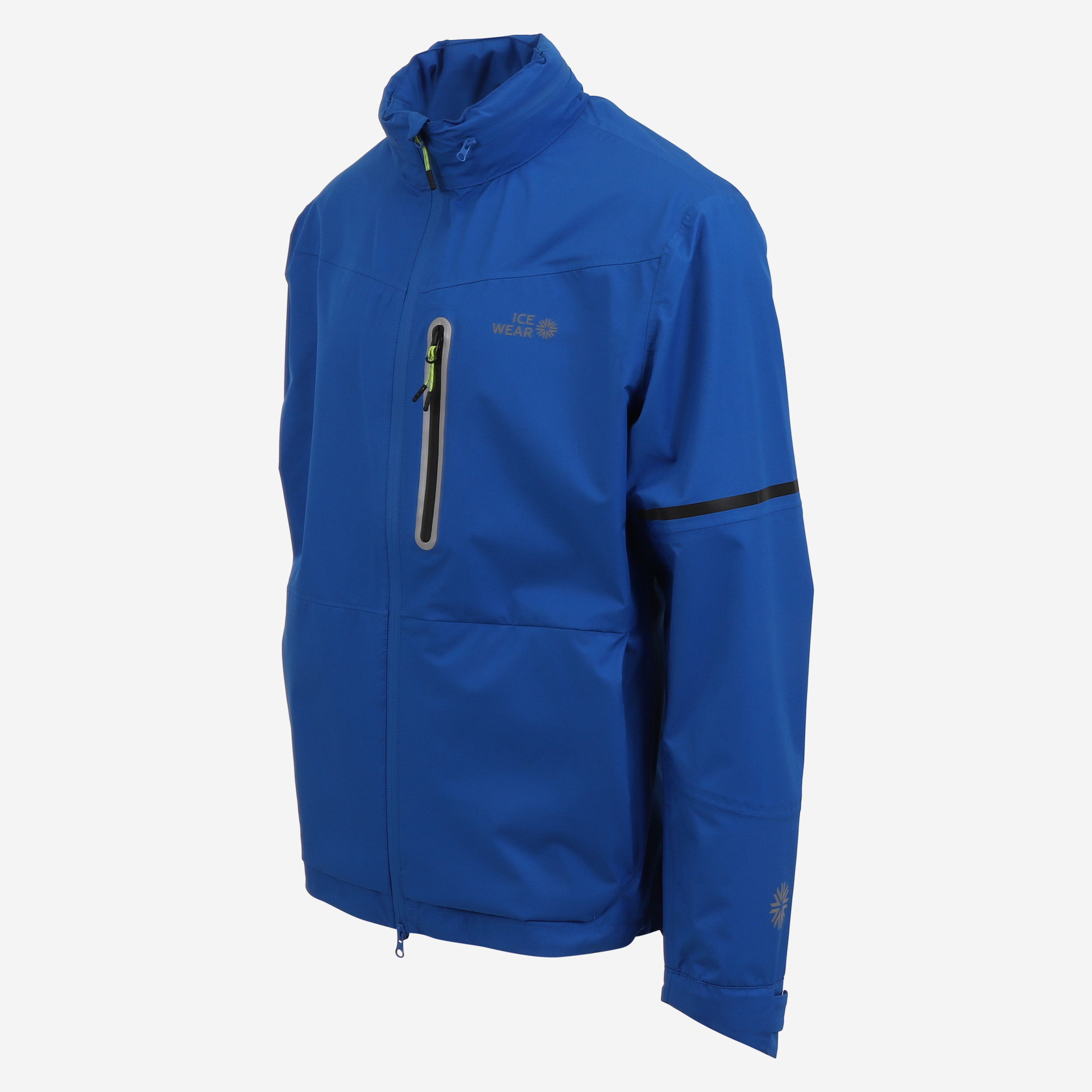Skógafoss Herren Regenjacke mit Mütze