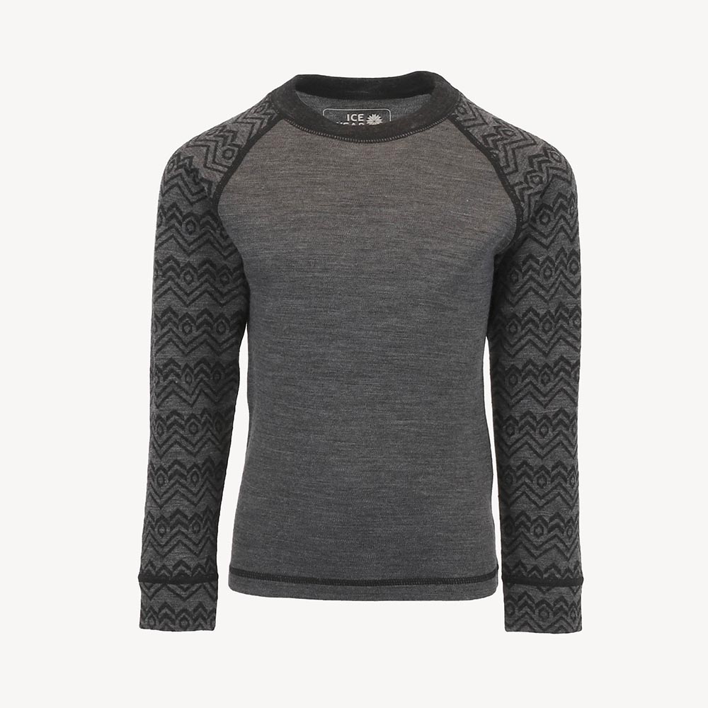 STRAUMNES merino barna-ullarpeysa