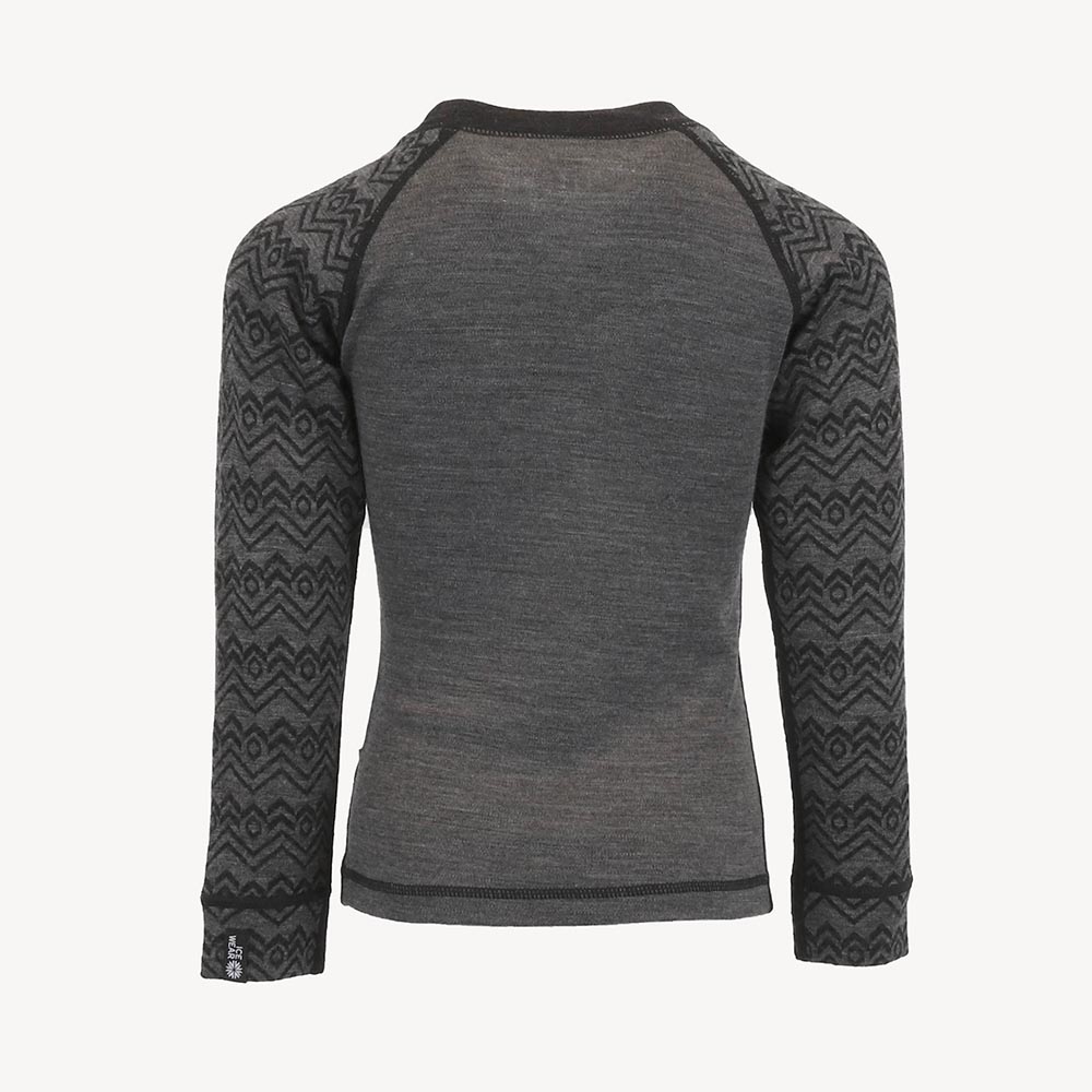 STRAUMNES merino barna-ullarpeysa