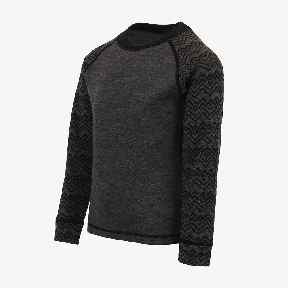 STRAUMNES merino barna-ullarpeysa