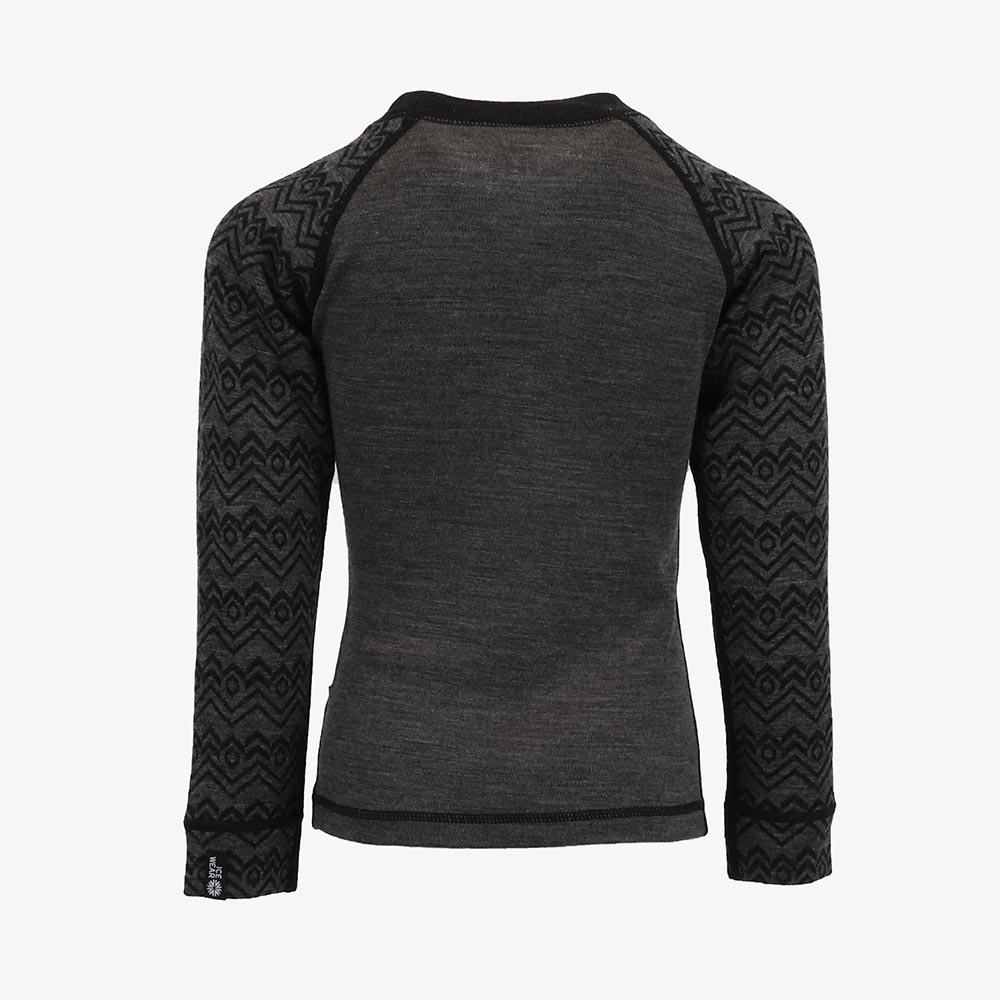 STRAUMNES merino barna-ullarpeysa