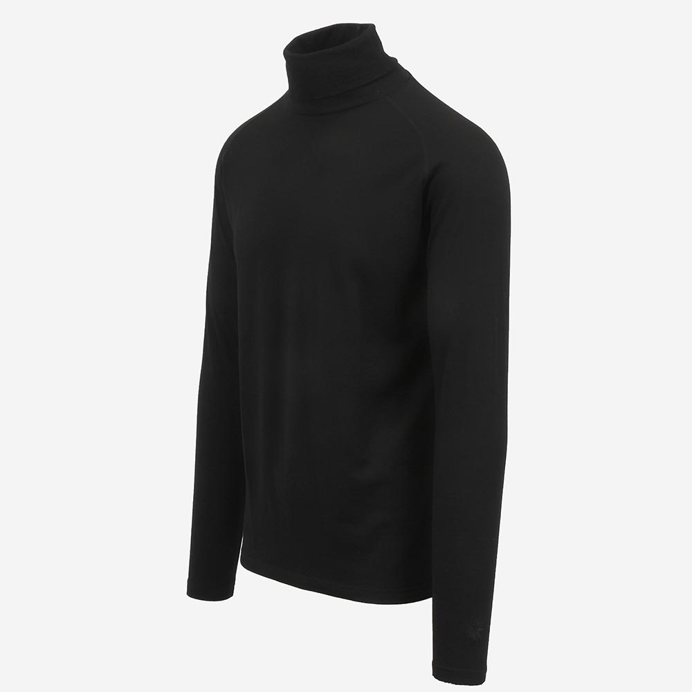 Svartanes Herren-Rollkragenpullover aus Merinowolle 