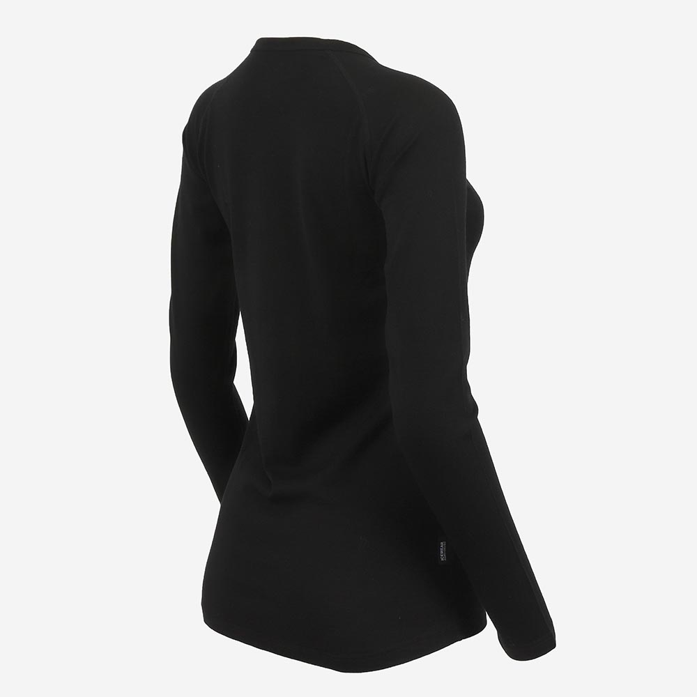 Svartanes merino síðermabolur í dömusniði