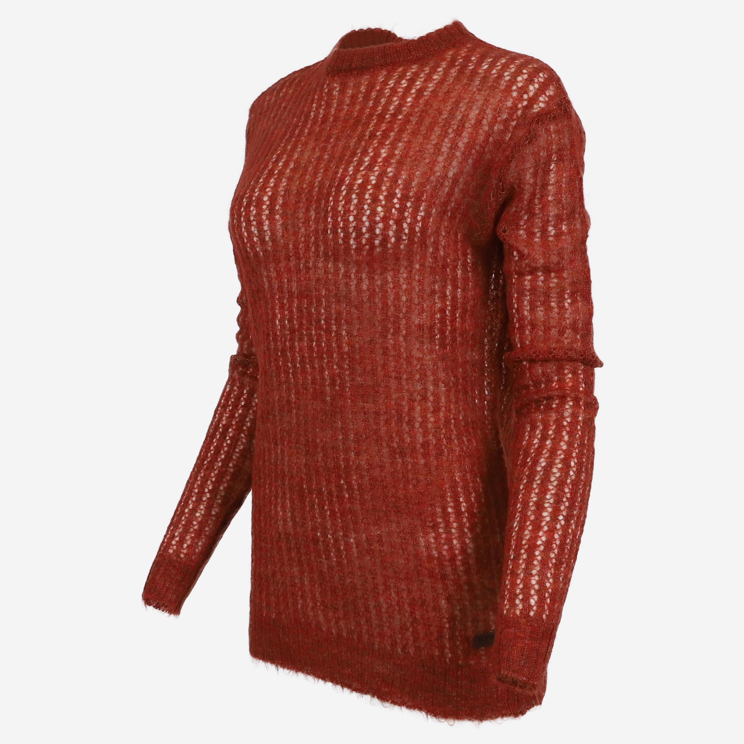 Túnmóar knitted lace long sweater