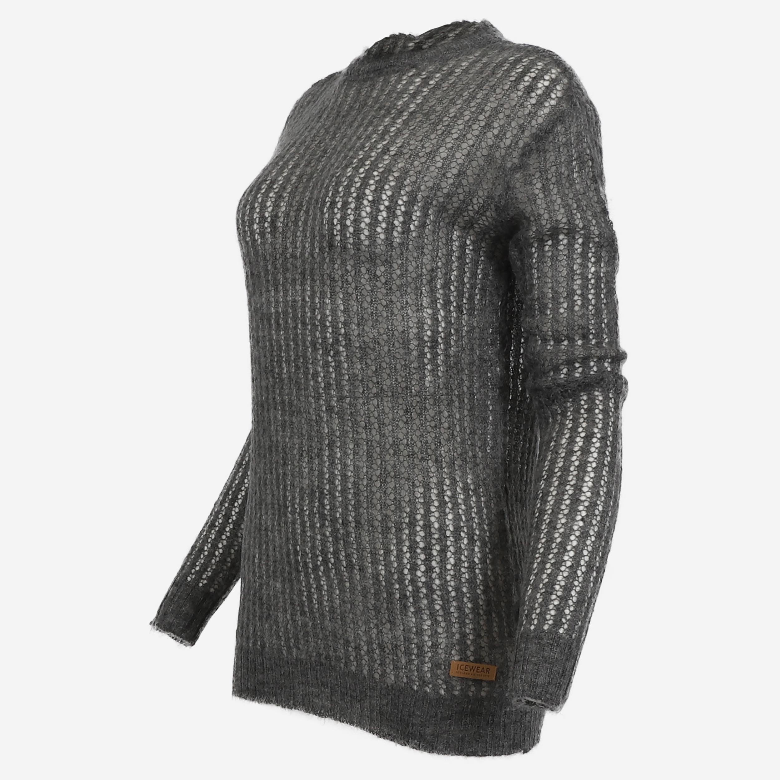 Túnmóar Pull en Mailles Légèrement Transparentes