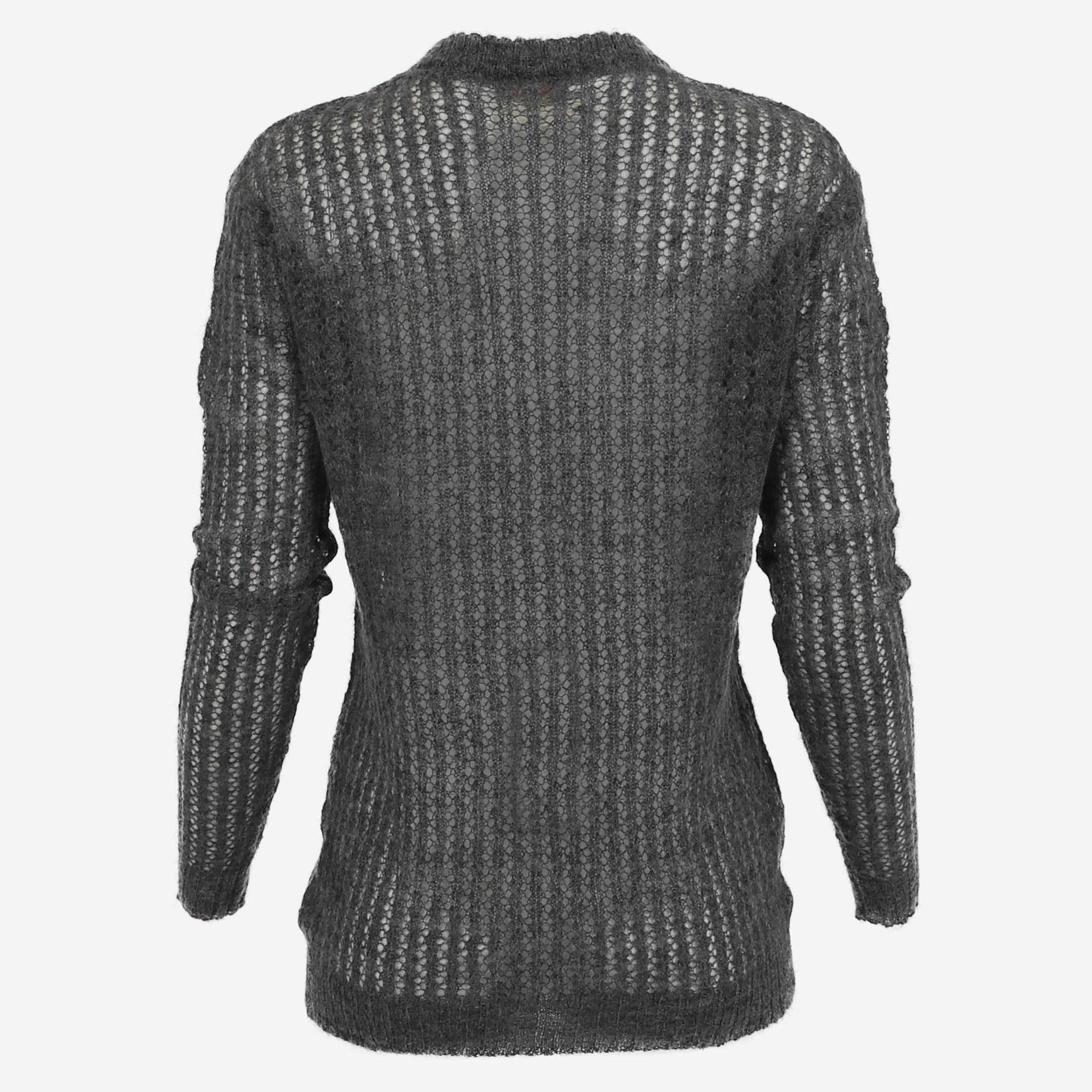 Túnmóar Pull en Mailles Légèrement Transparentes