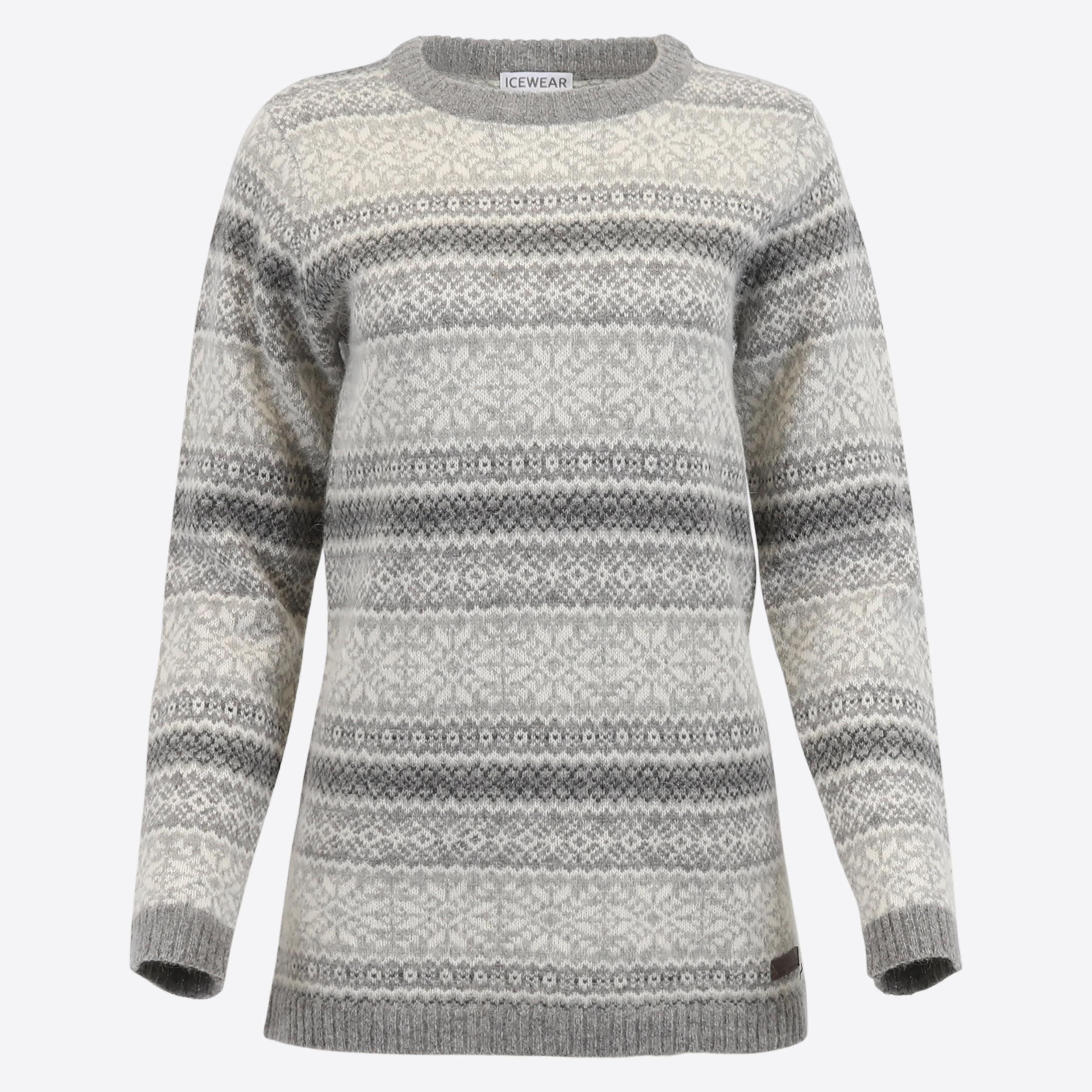 Urður women's long wool sweater