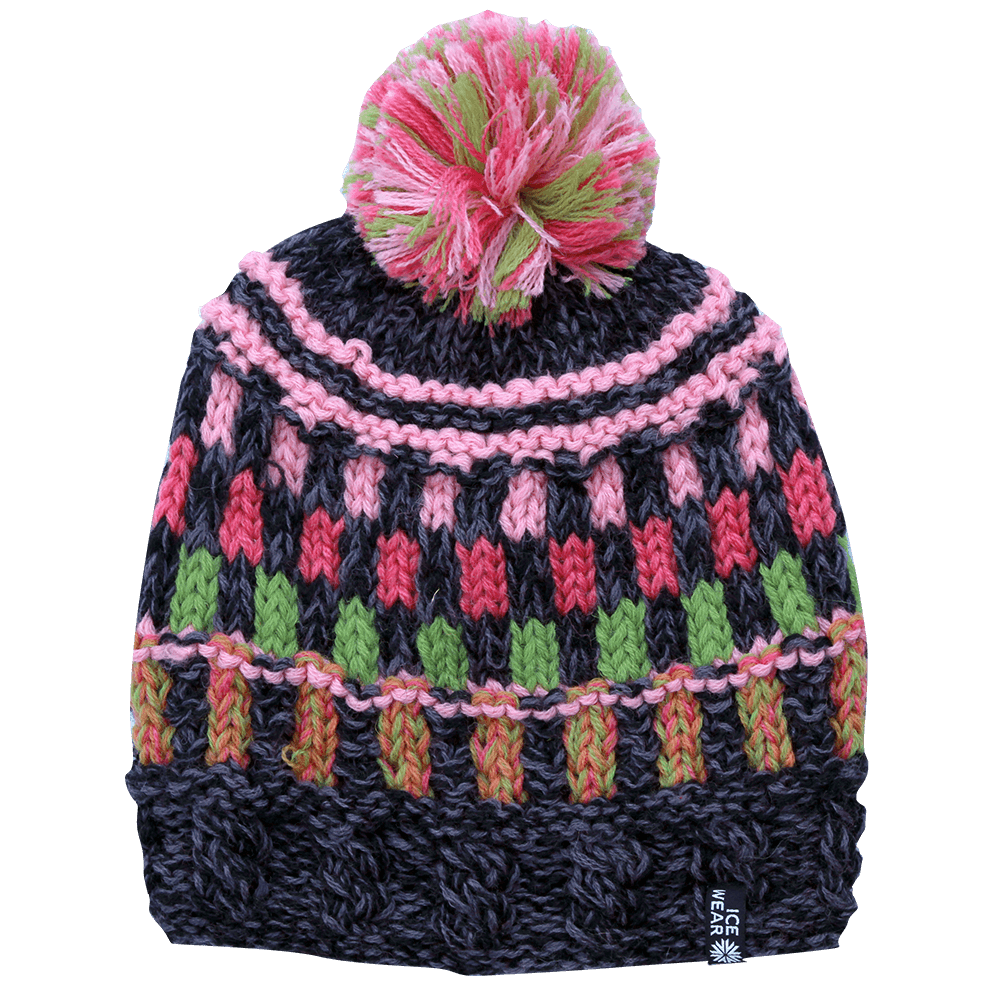 Valey bonnet en laine tricoté main