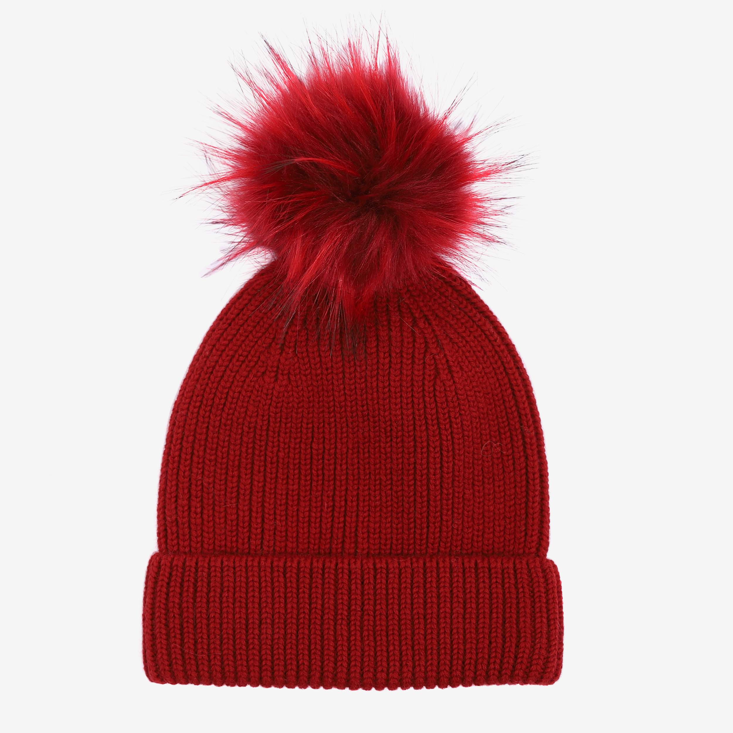 Vigur Bonnet en laine á pompom
