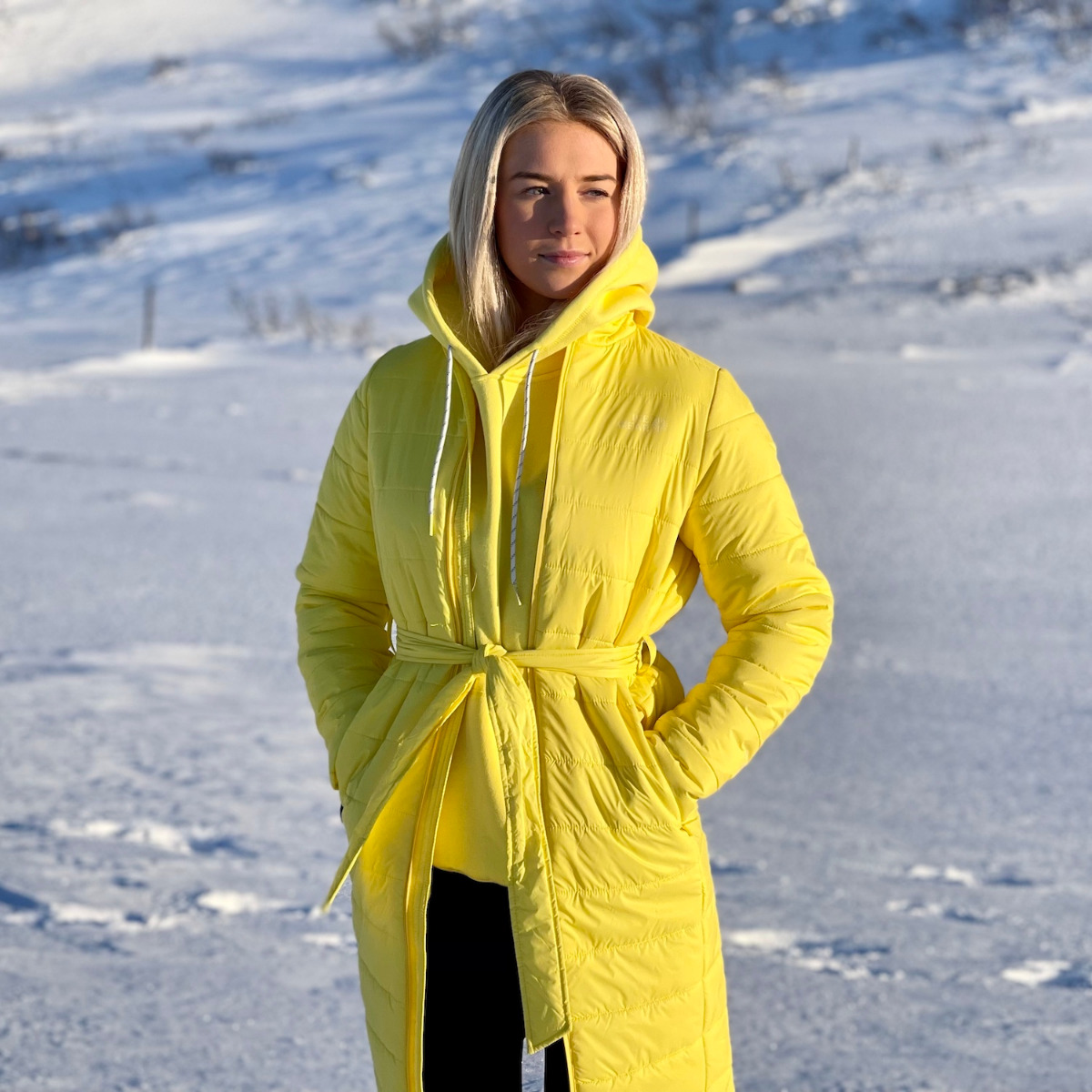 RANGÁ女装冰岛羊毛绝缘保暖服长款