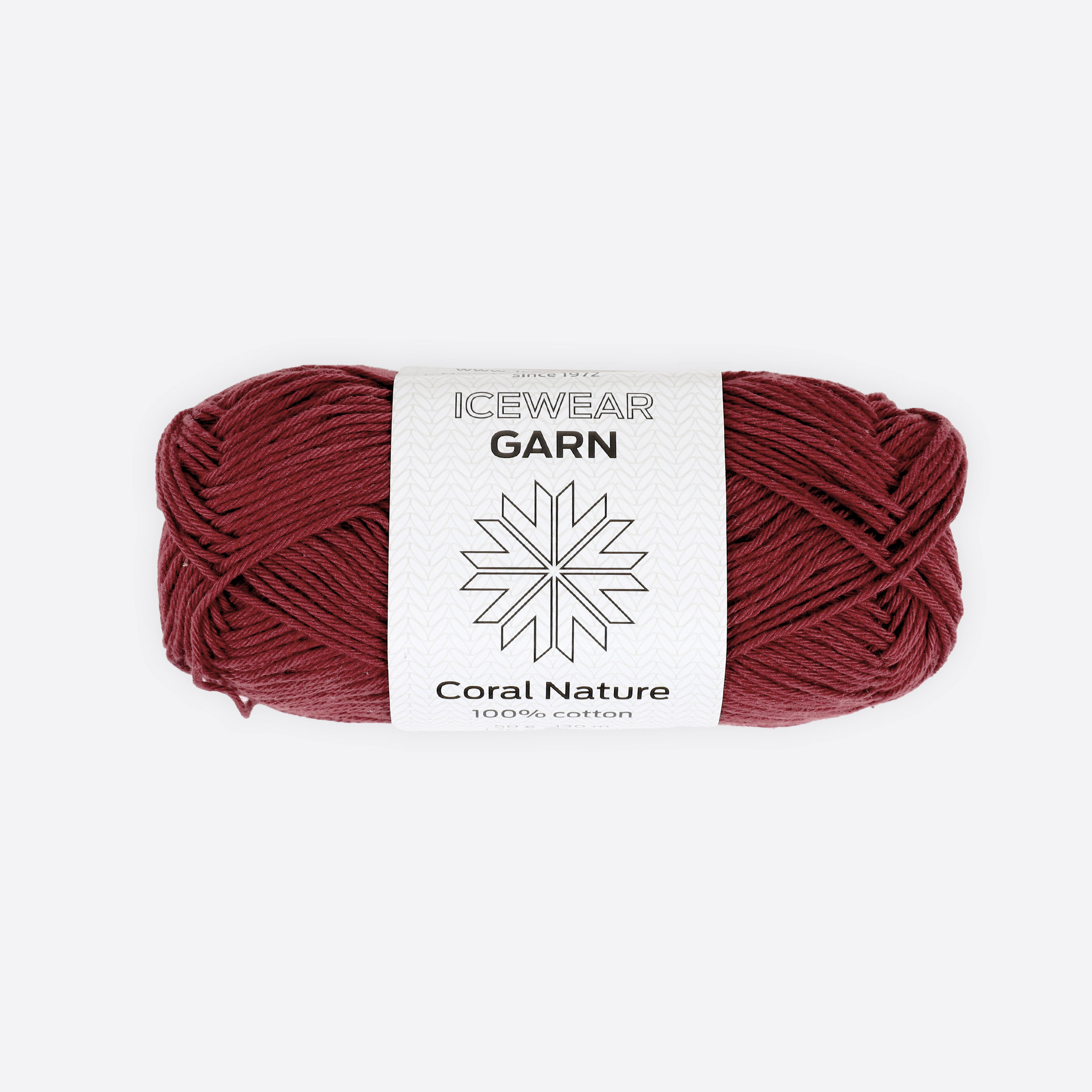 Coral-Nature cotton knitting yarn (Sport)