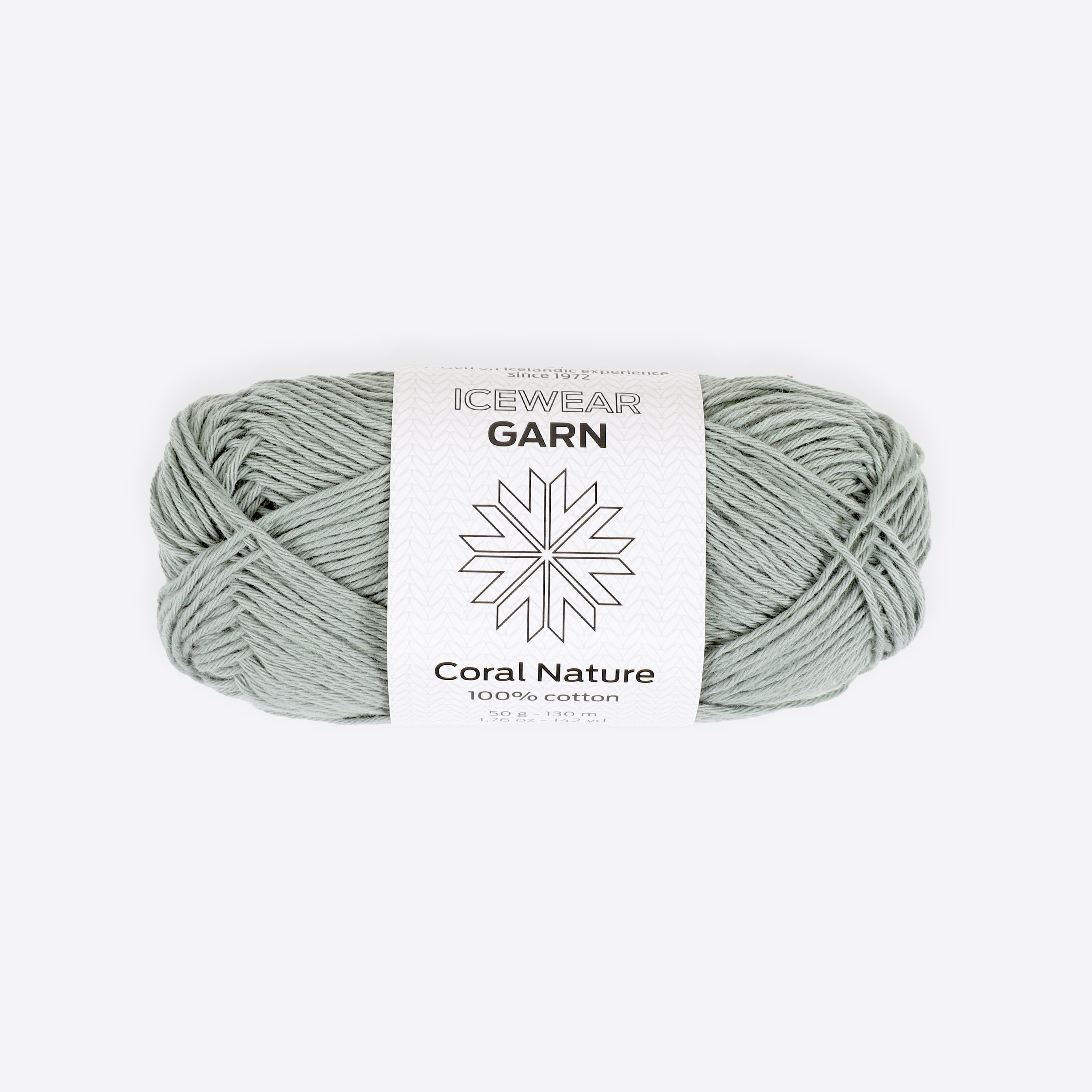 Coral-Nature cotton knitting yarn (Sport)