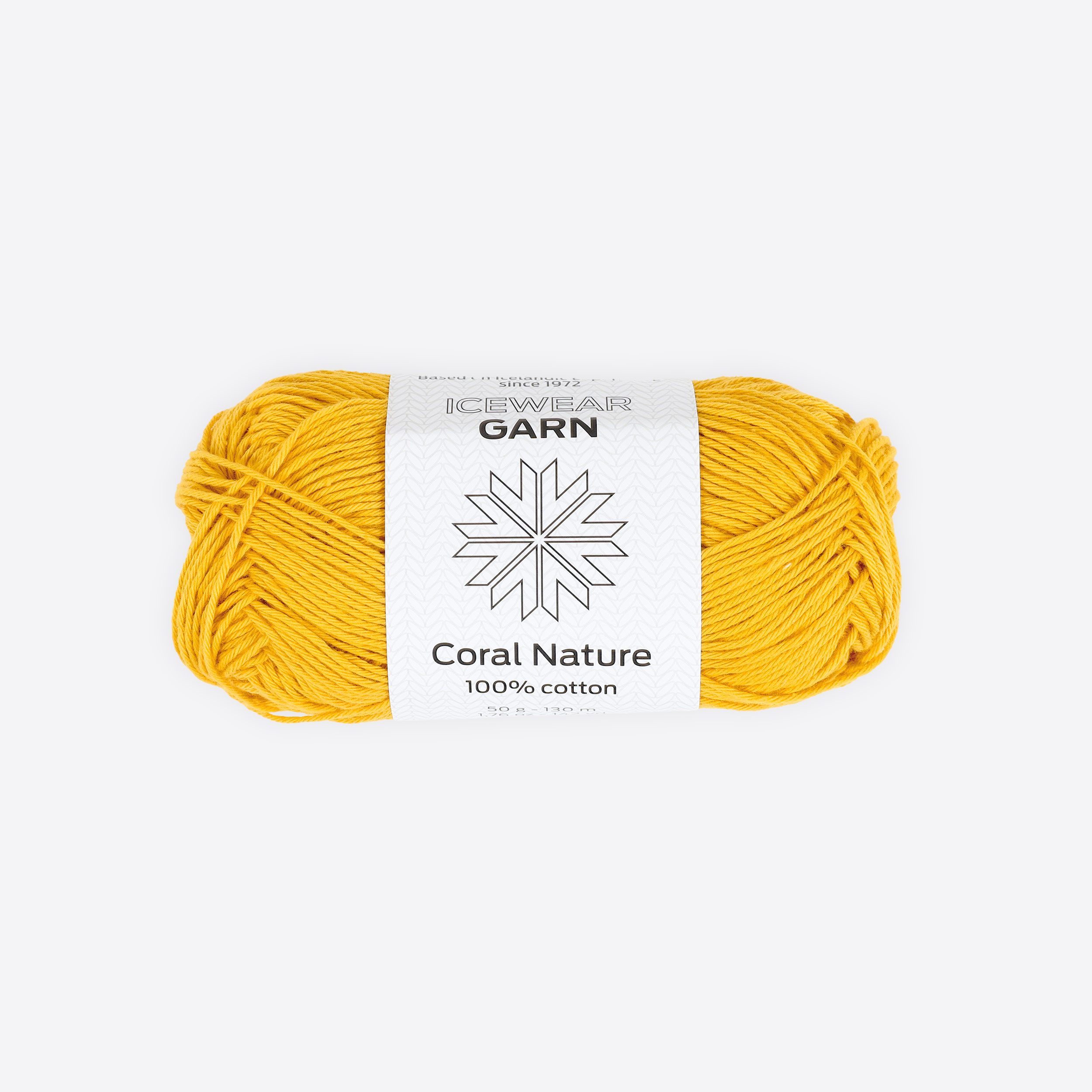 Coral-Nature cotton knitting yarn (Sport)