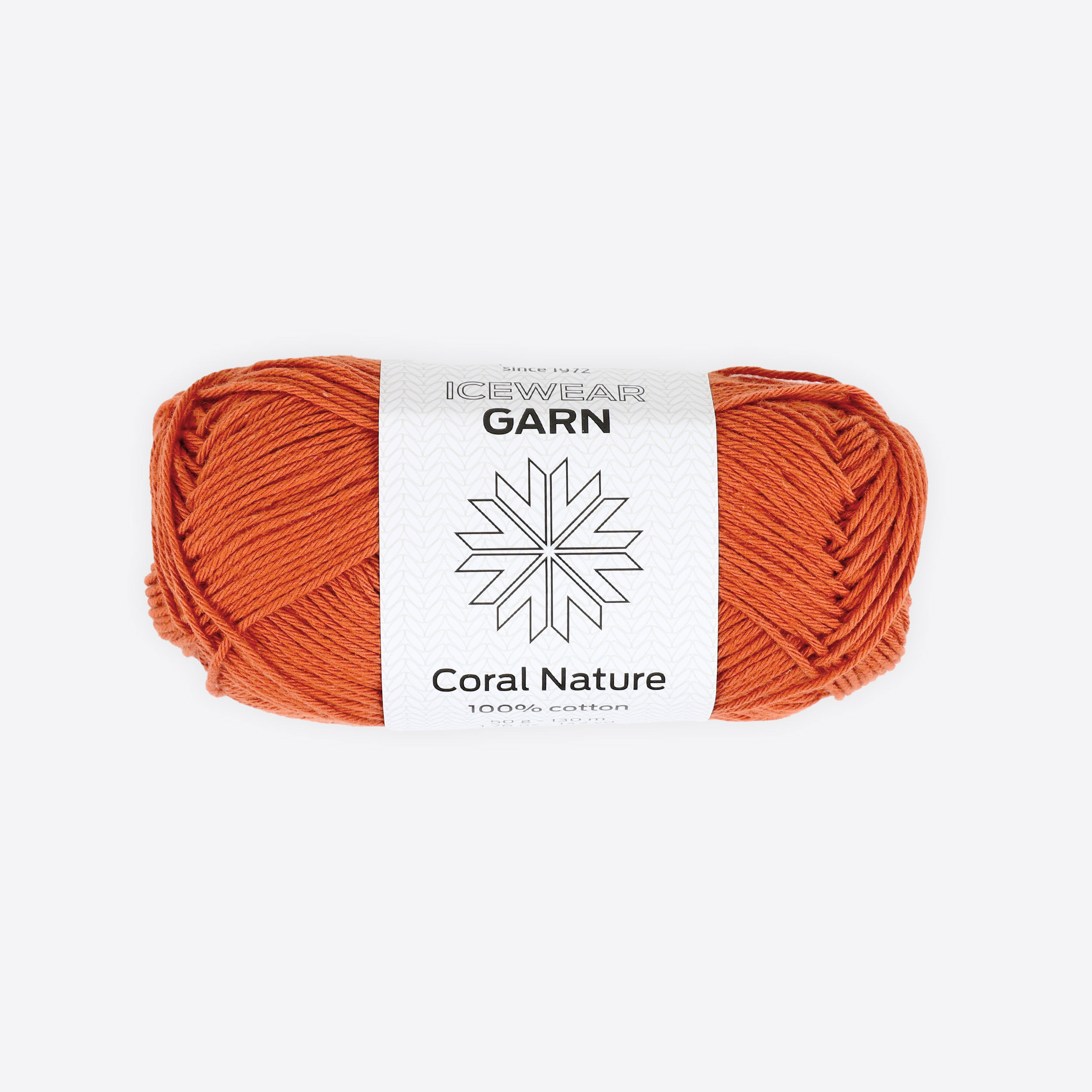 Coral-Nature cotton knitting yarn (Sport)