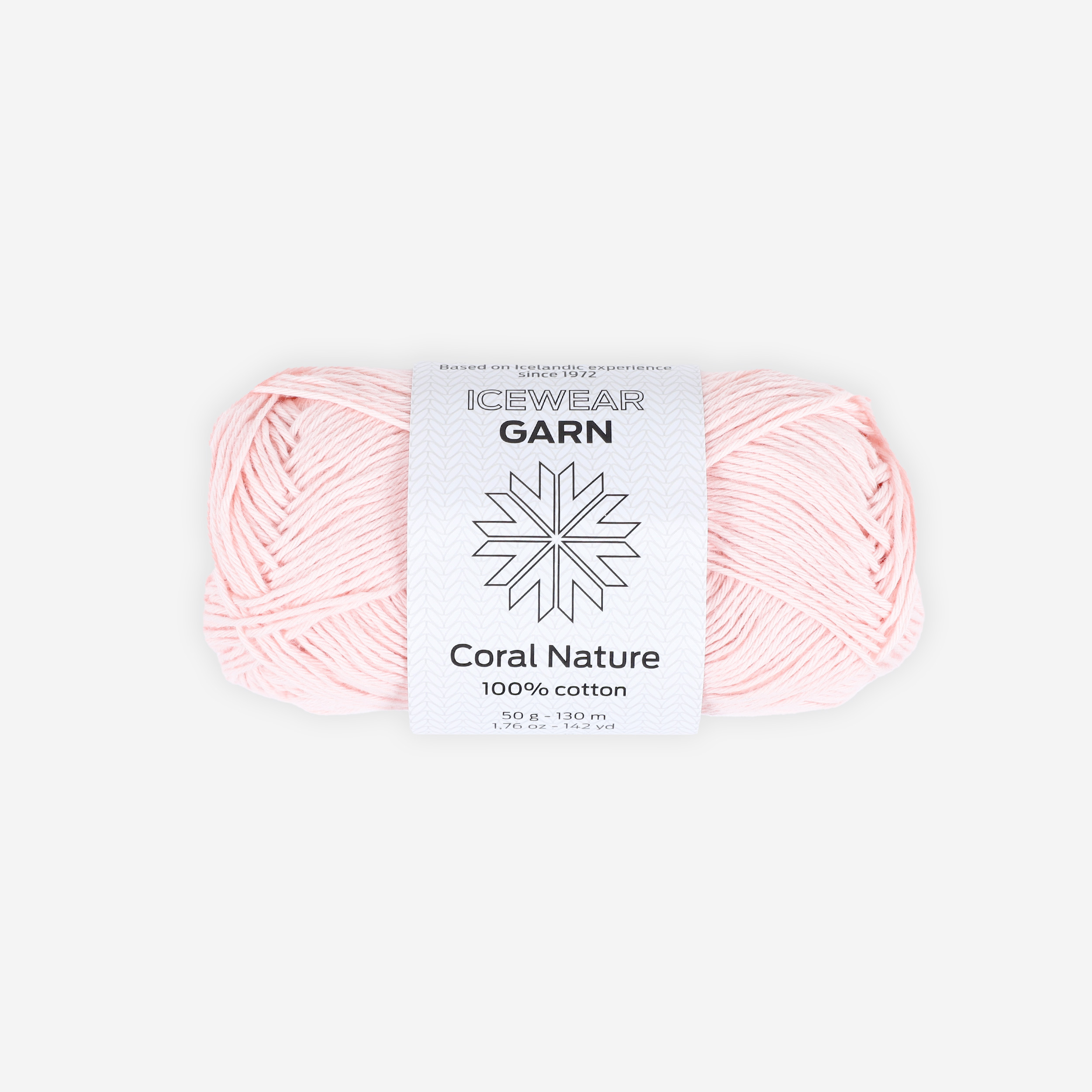 Coral-Nature cotton knitting yarn (Sport)