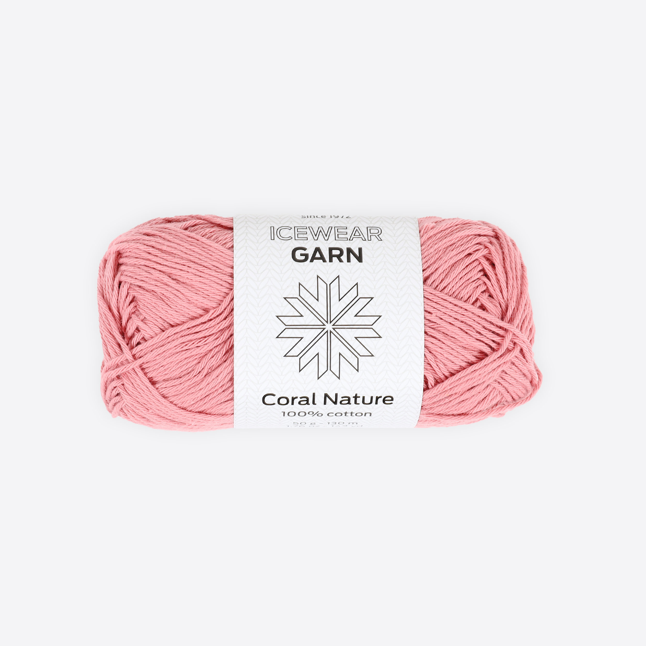 Coral-Nature cotton knitting yarn (Sport)