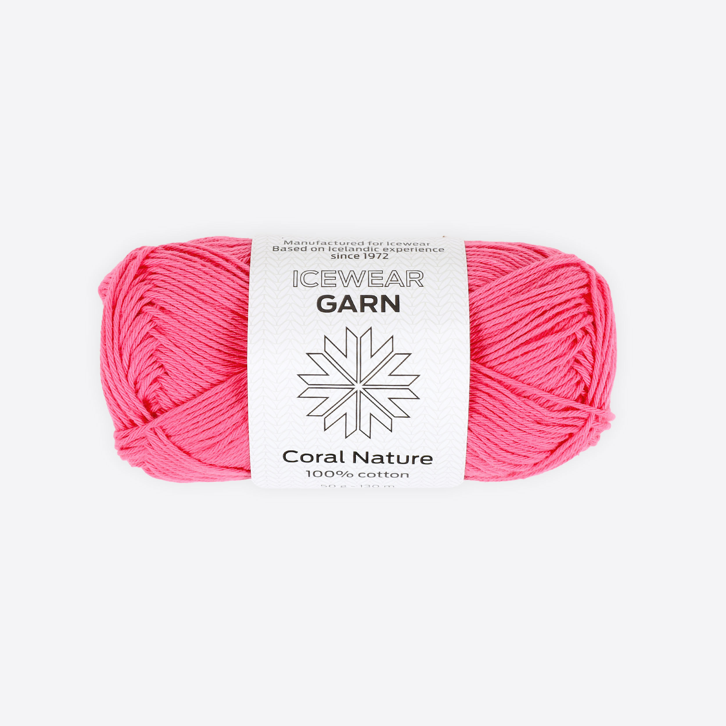 Coral-Nature cotton knitting yarn (Sport)