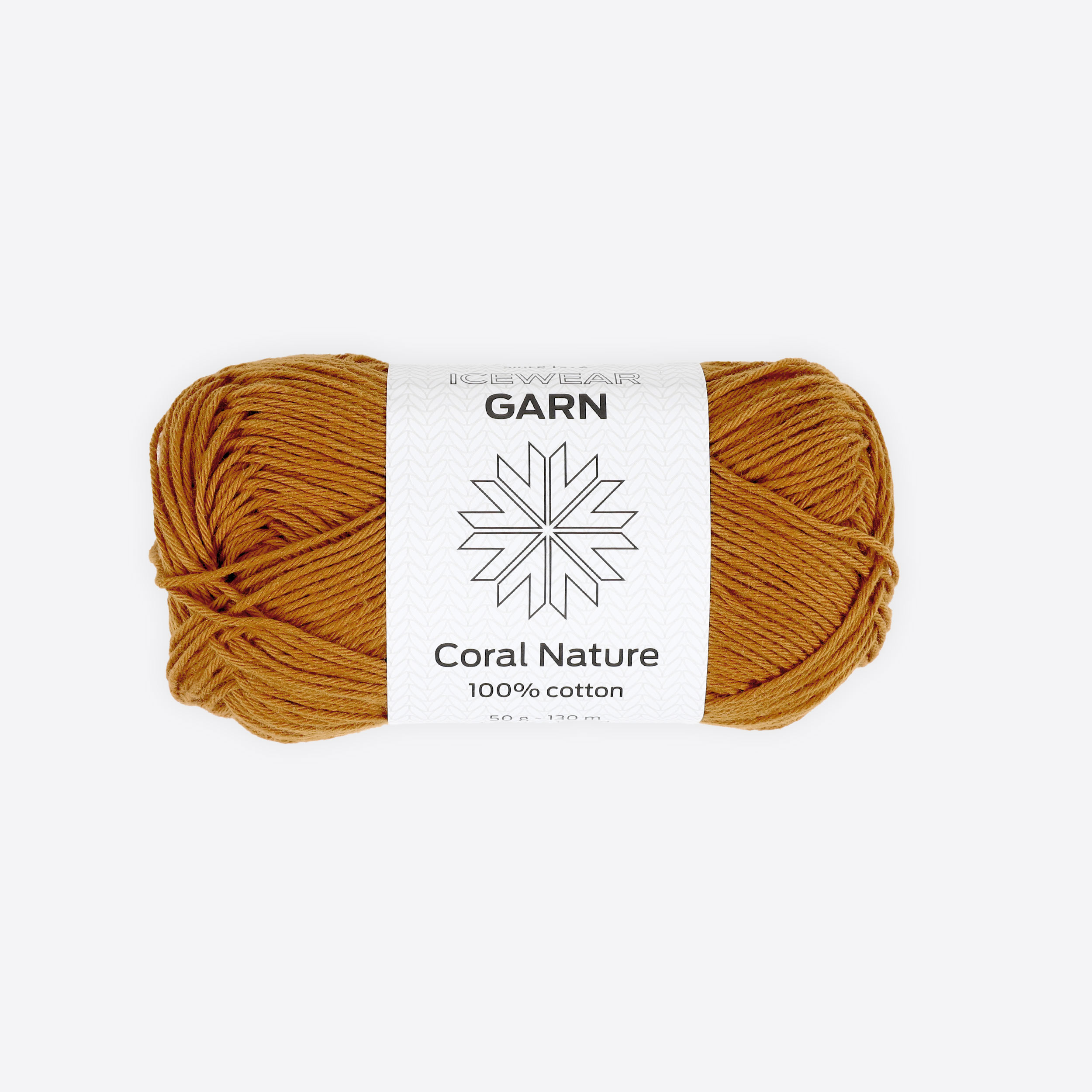 Coral-Nature cotton knitting yarn (Sport)