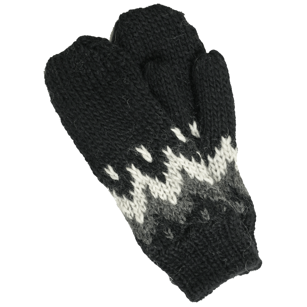 Vík hand knitted mens mittens