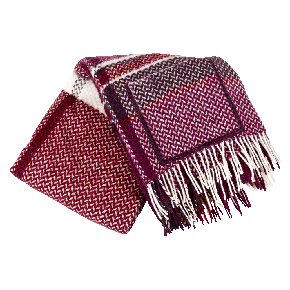 Couverture-châle en laine Funi