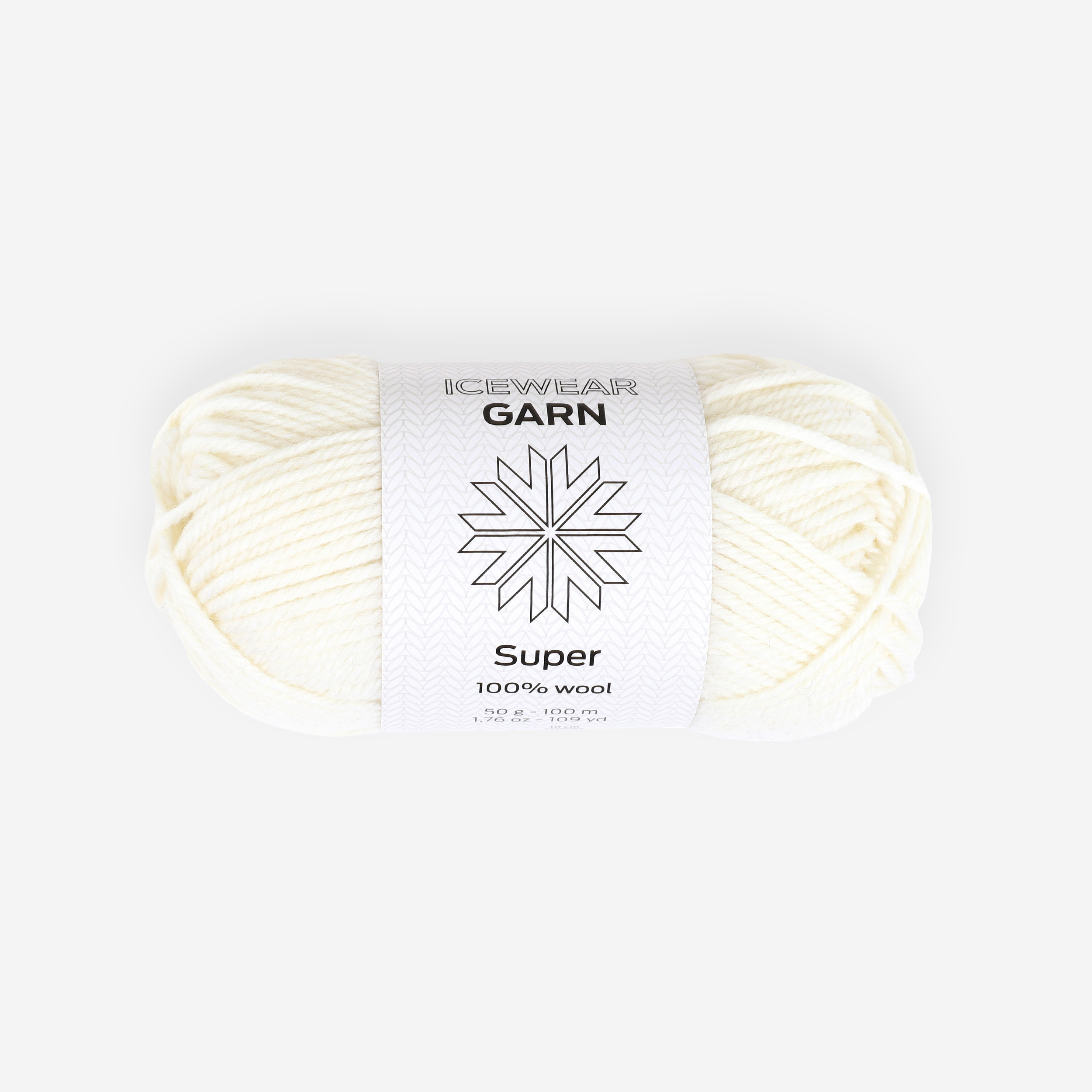 Super 100% wool knitting yarn (Aran)