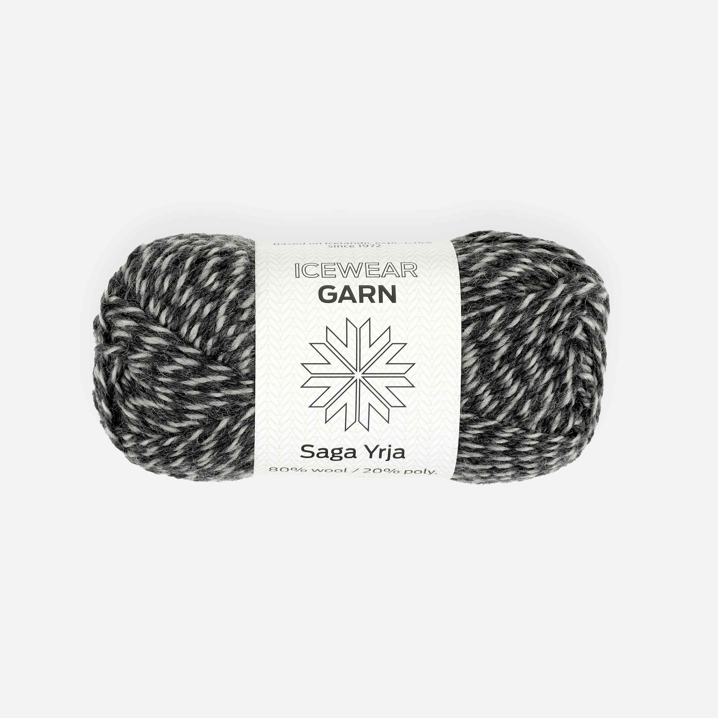Saga-Yrja wool blend knitting yarn