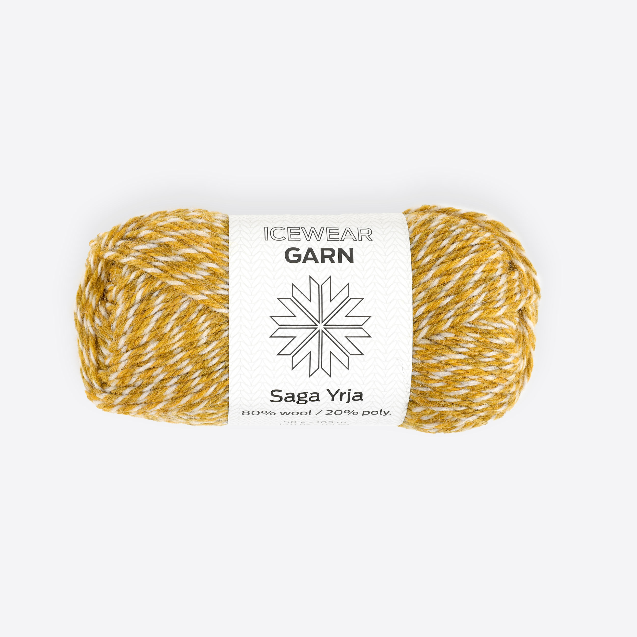 Saga-Yrja garn úr ullarblöndu