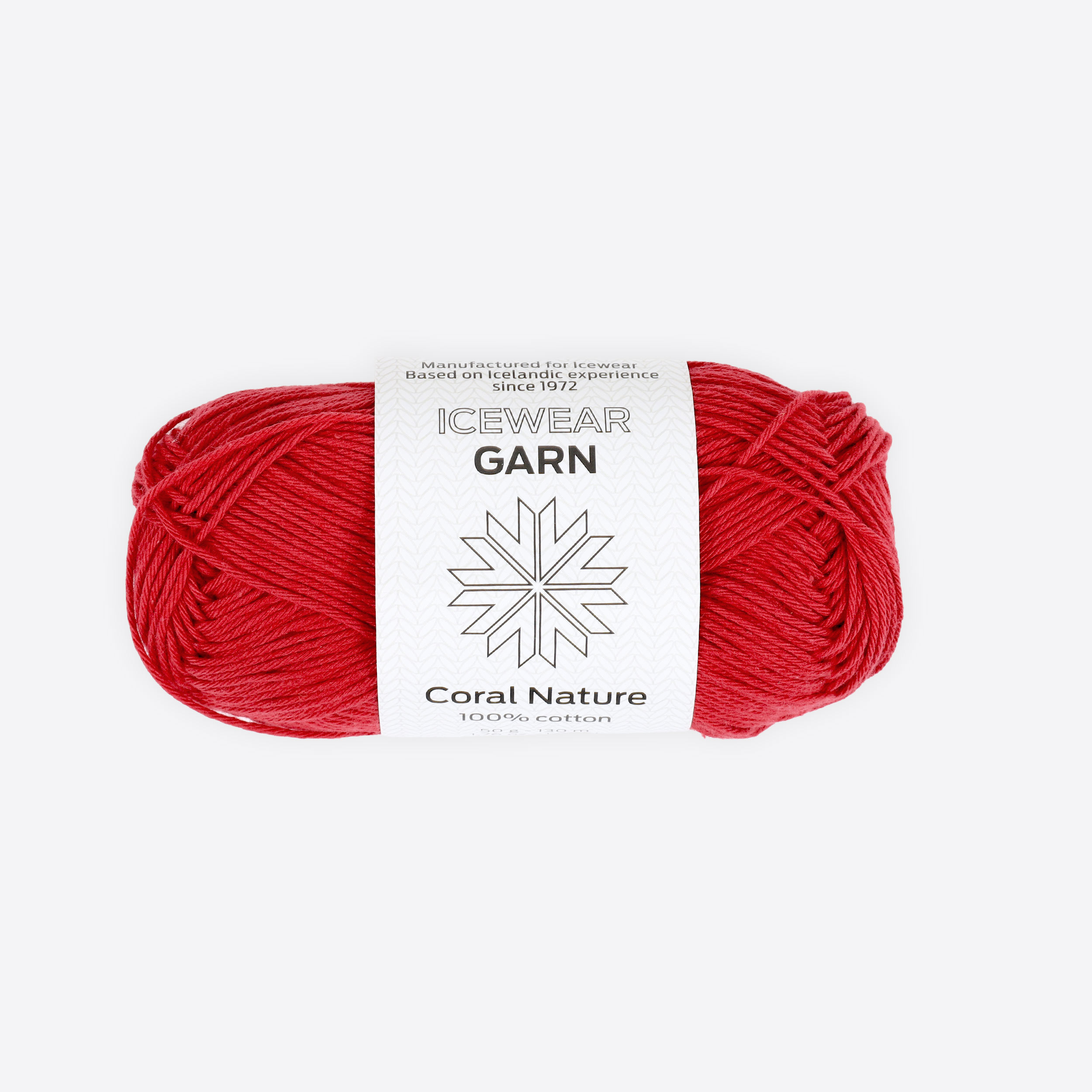 Coral-Nature cotton knitting yarn (Sport)
