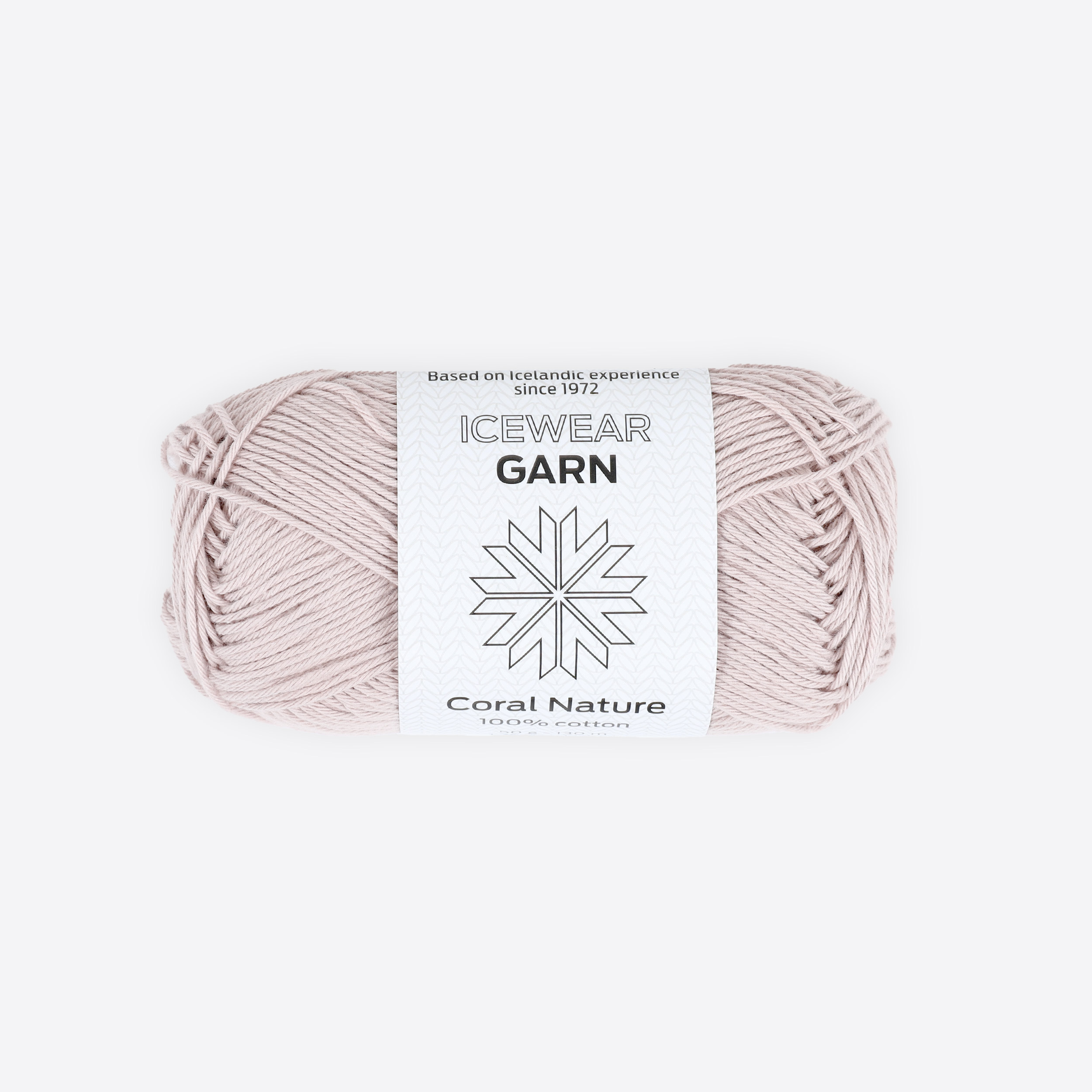 Coral-Nature cotton knitting yarn (Sport)