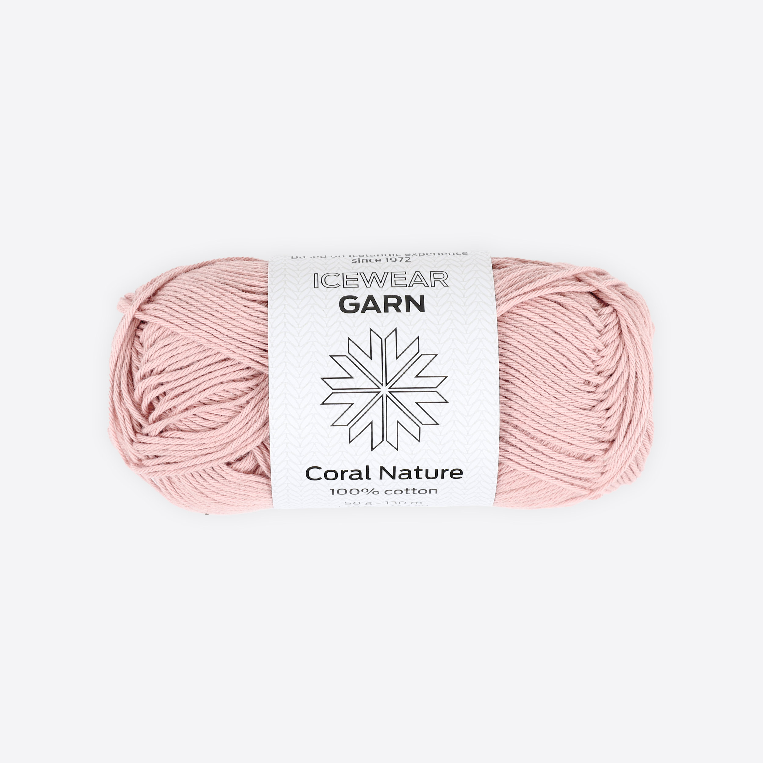 Coral-Nature cotton knitting yarn (Sport)