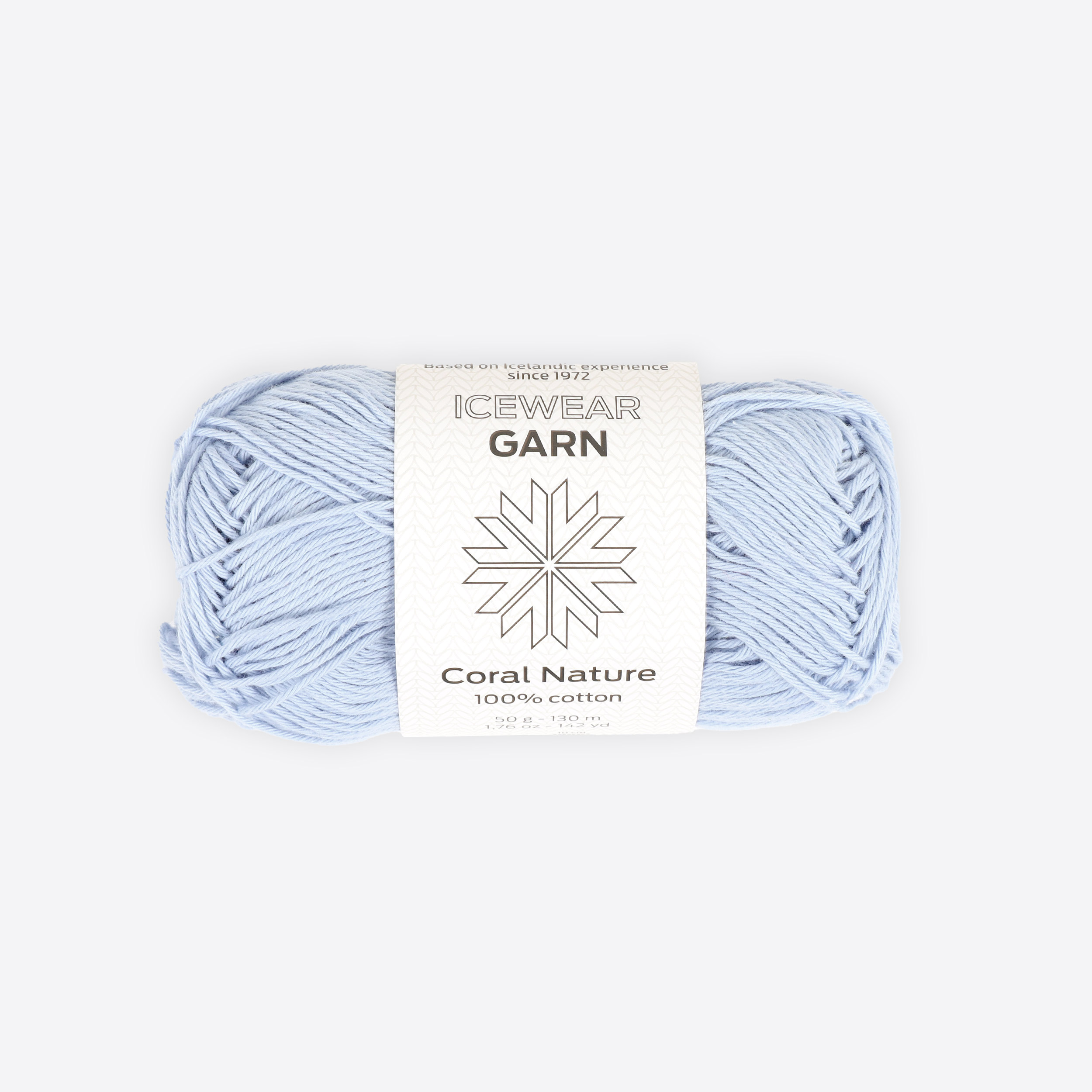 Coral-Nature cotton knitting yarn (Sport)