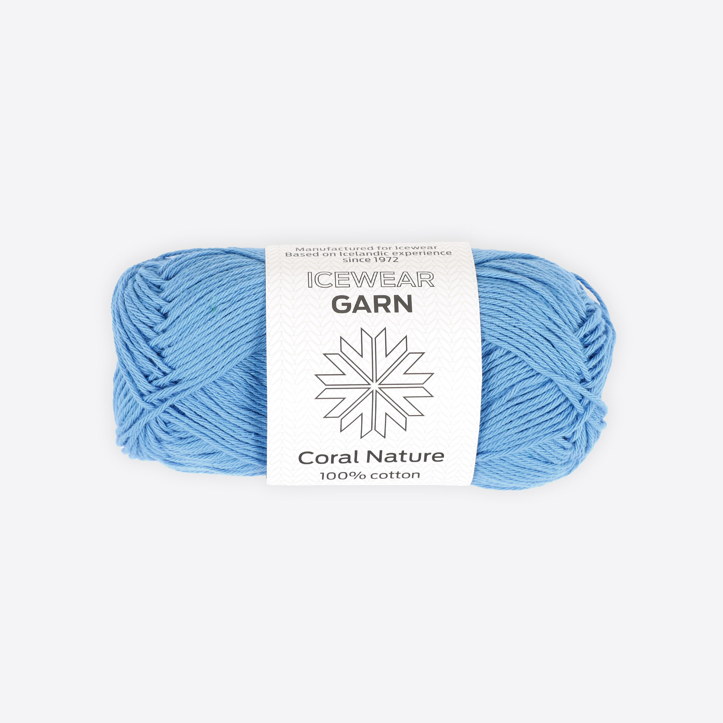 Coral-Nature cotton knitting yarn (Sport)