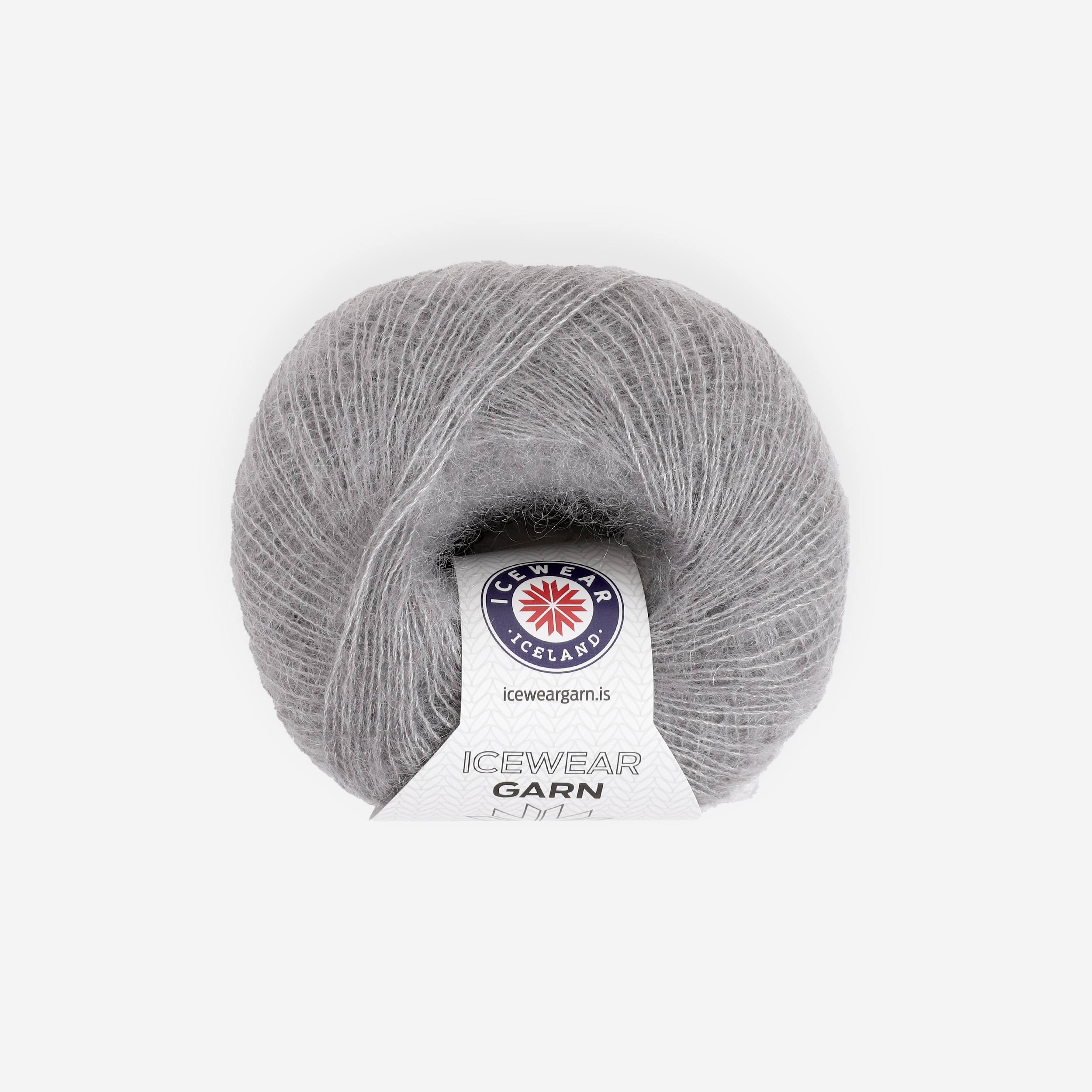 Mohair-Silk Fisband prjónagarn
