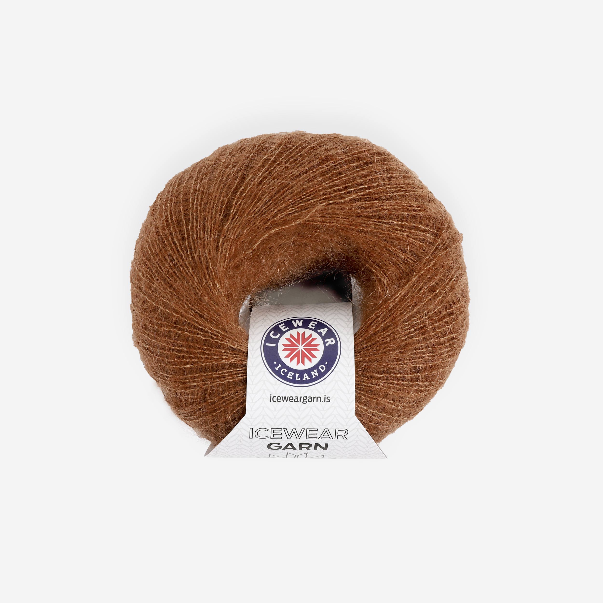 Mohair-Silk Fisband prjónagarn