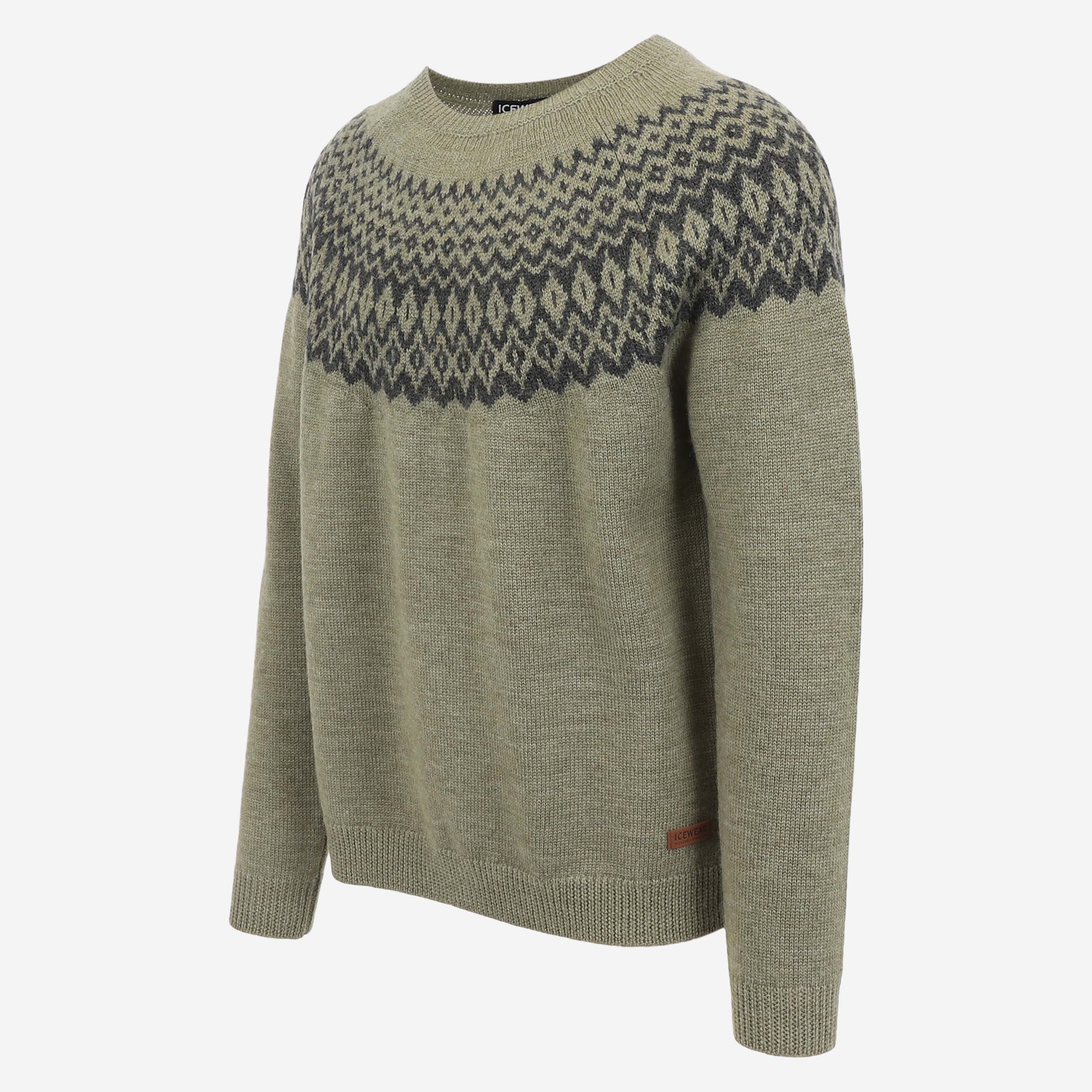 Ástmar merino mens Nordic knit sweater