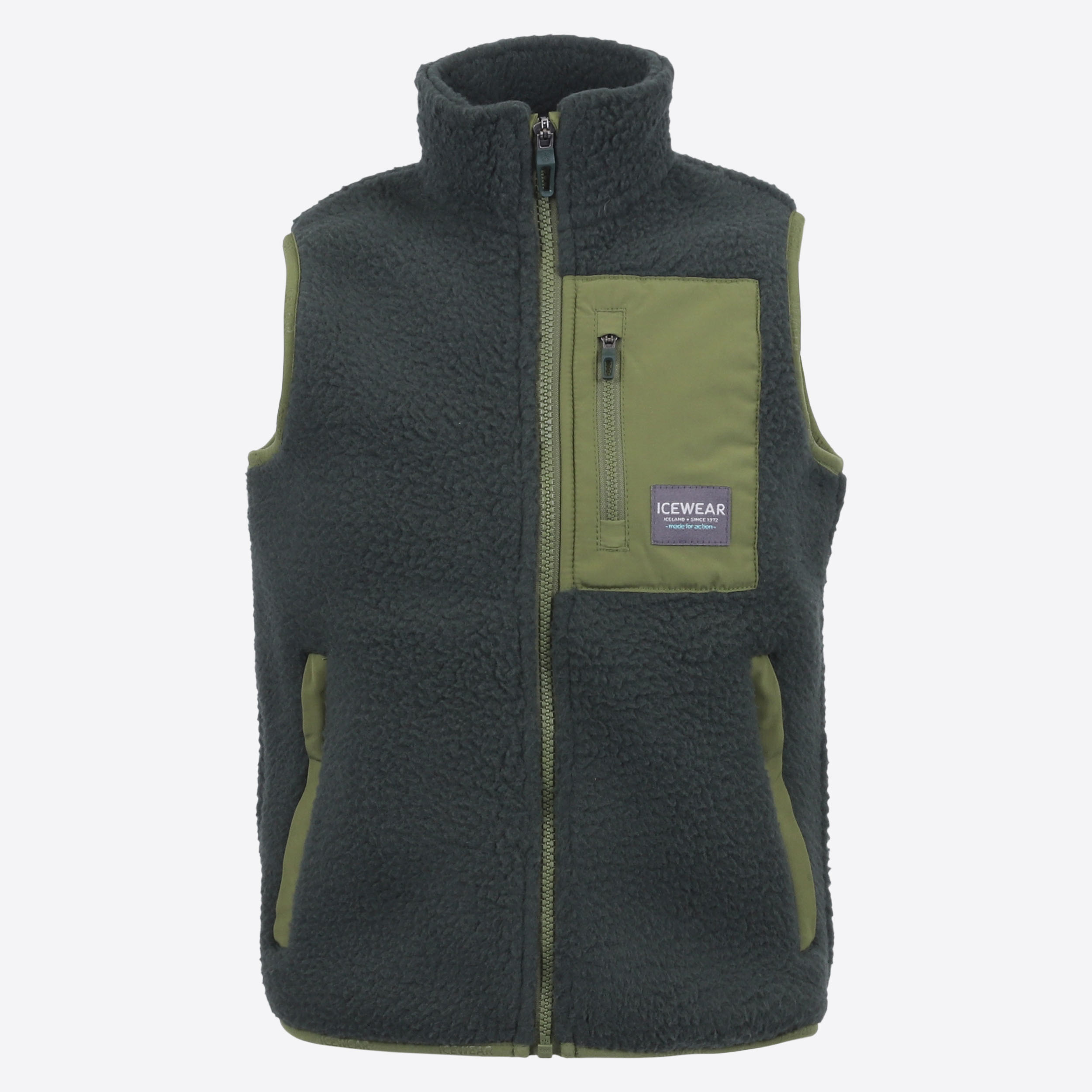 Mosar barna vesti úr flís