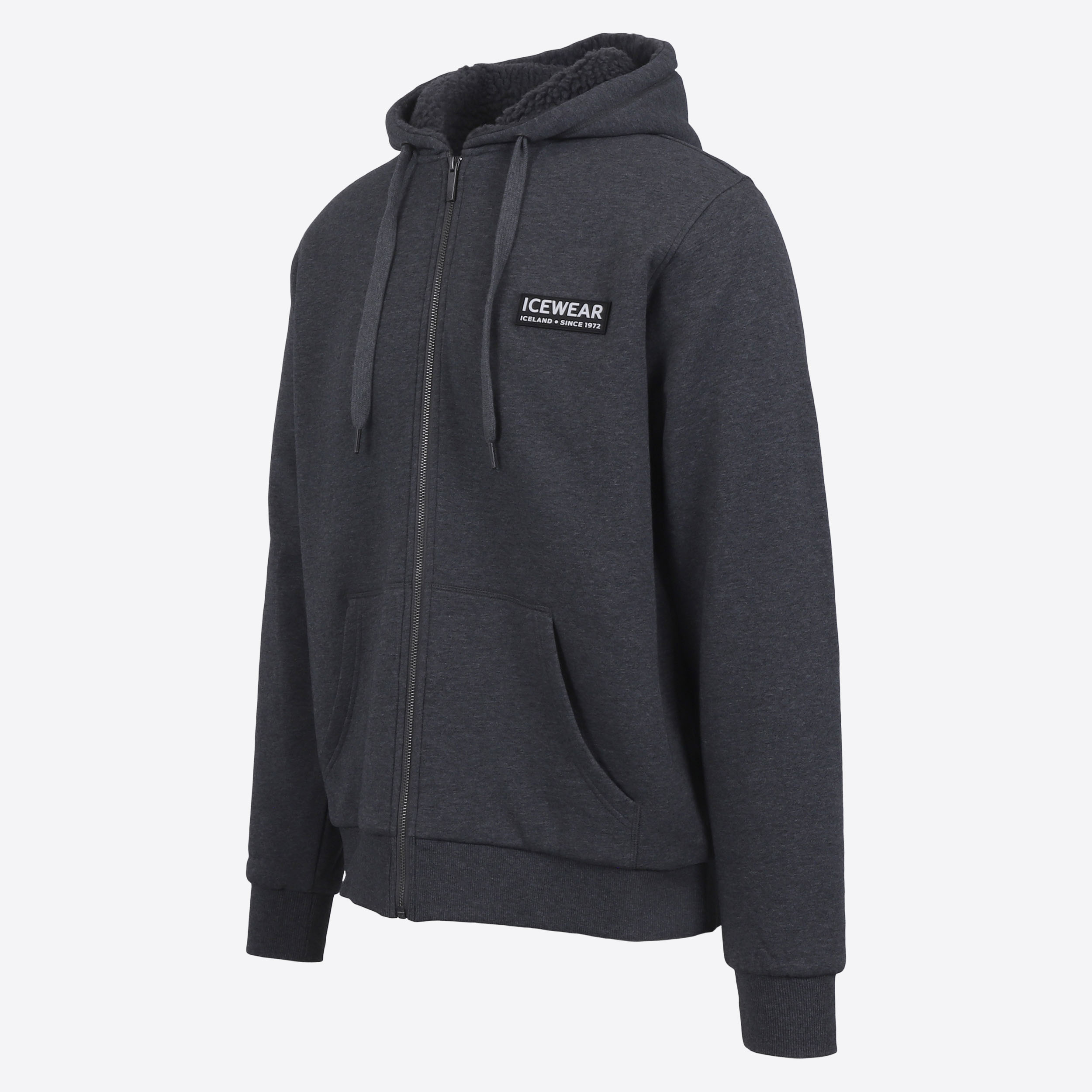 Sölvaklettur zipped lined hoodie  