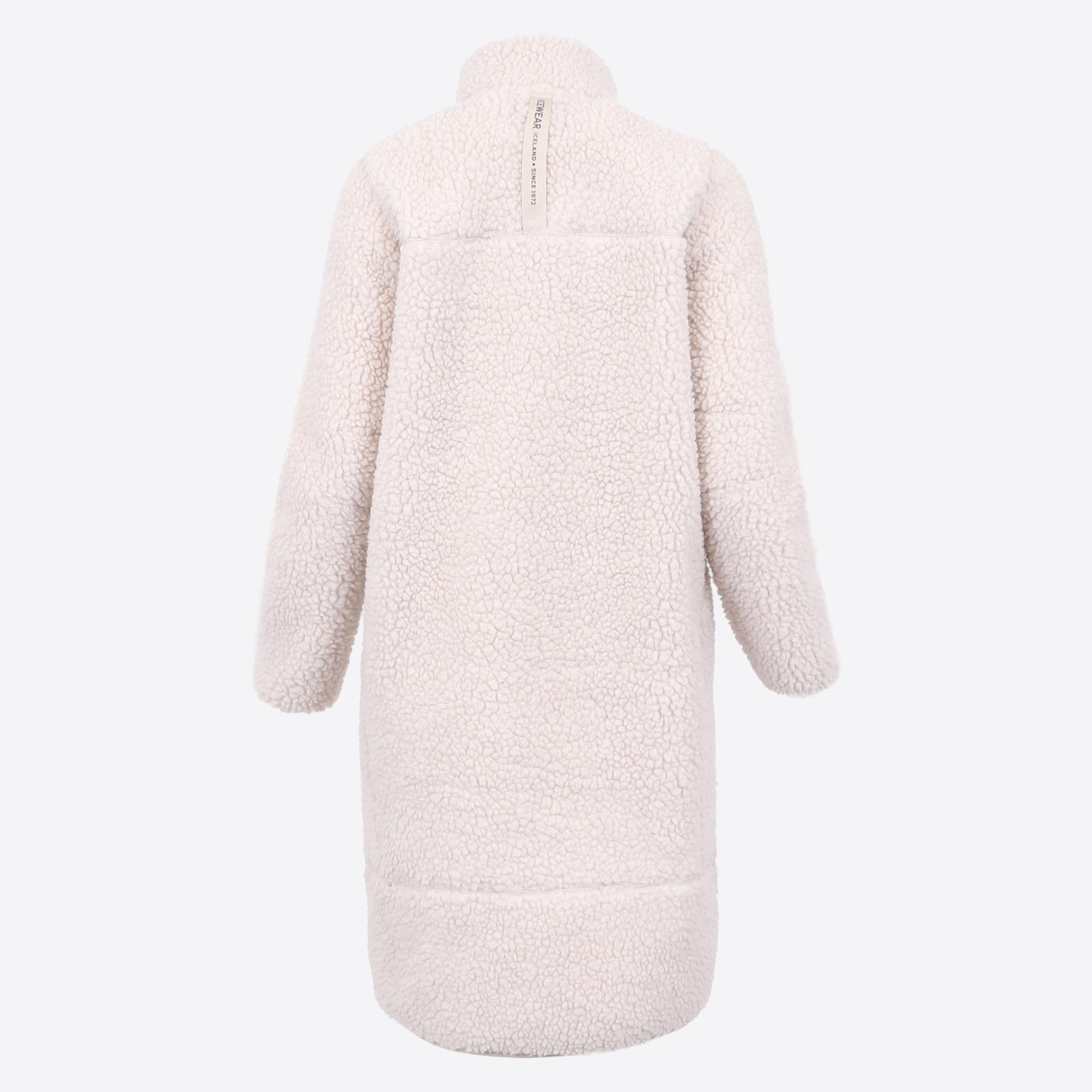 Hergilsey sherpa wool long coat