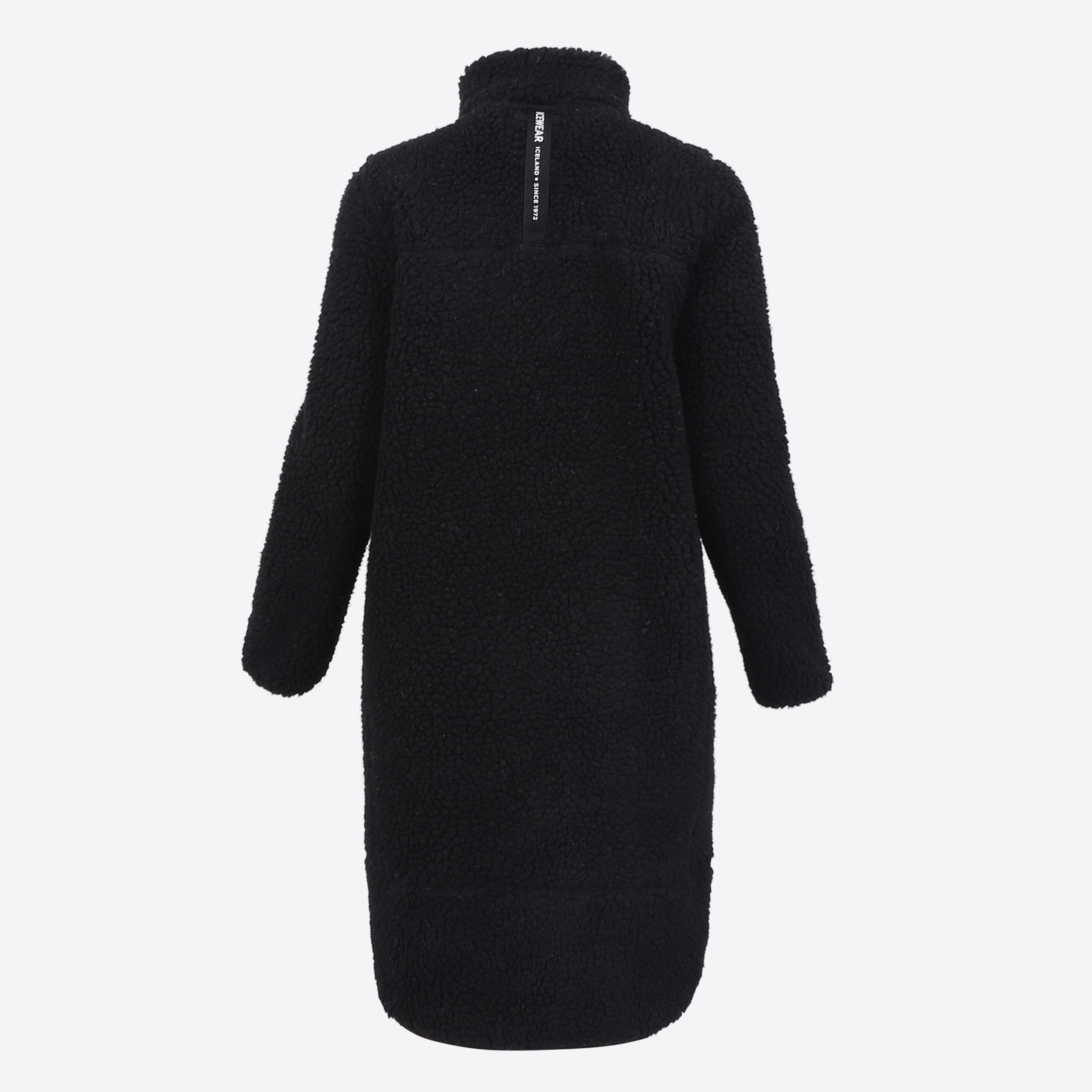Hergilsey sherpa wool long coat