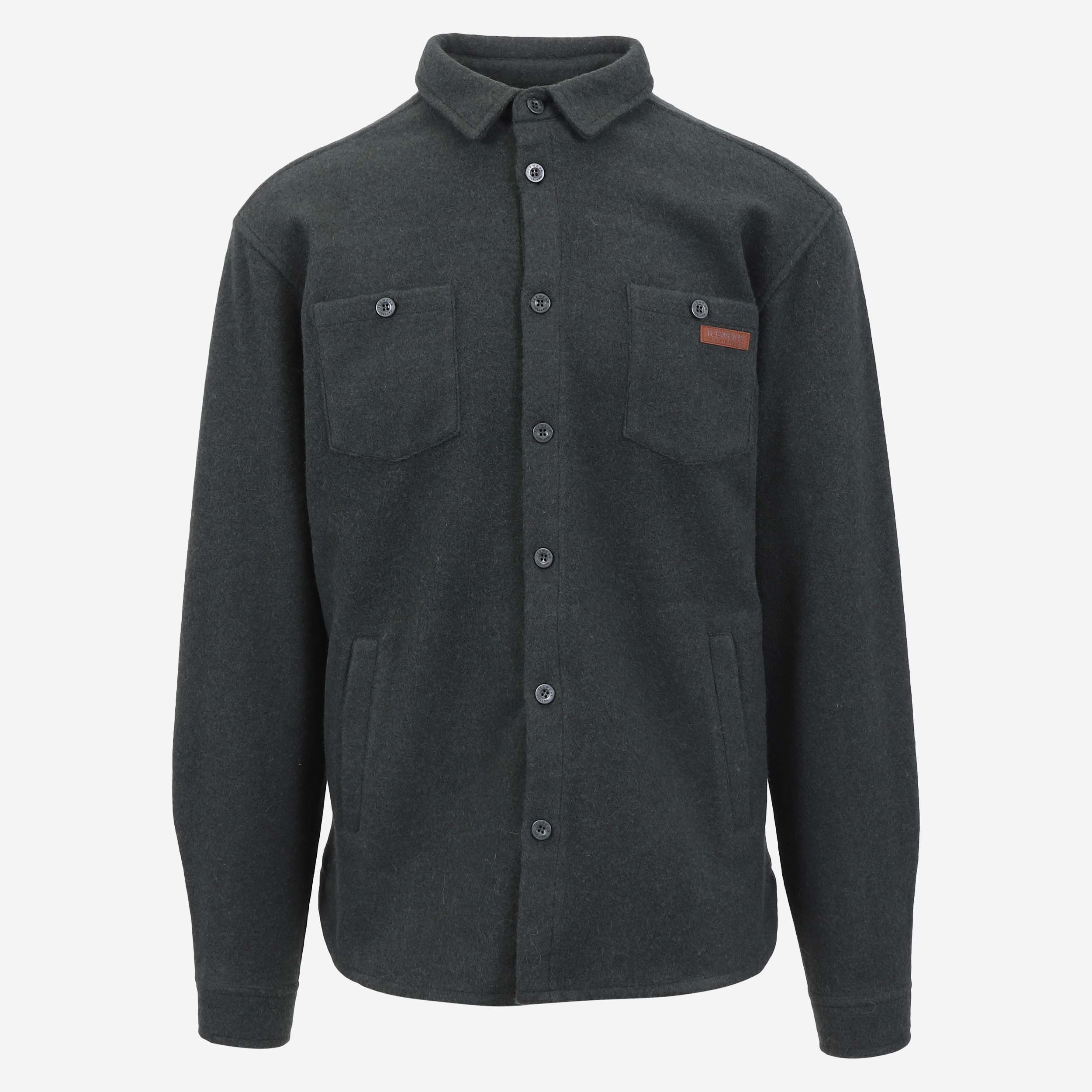 Skógarás wool fleece shacket 