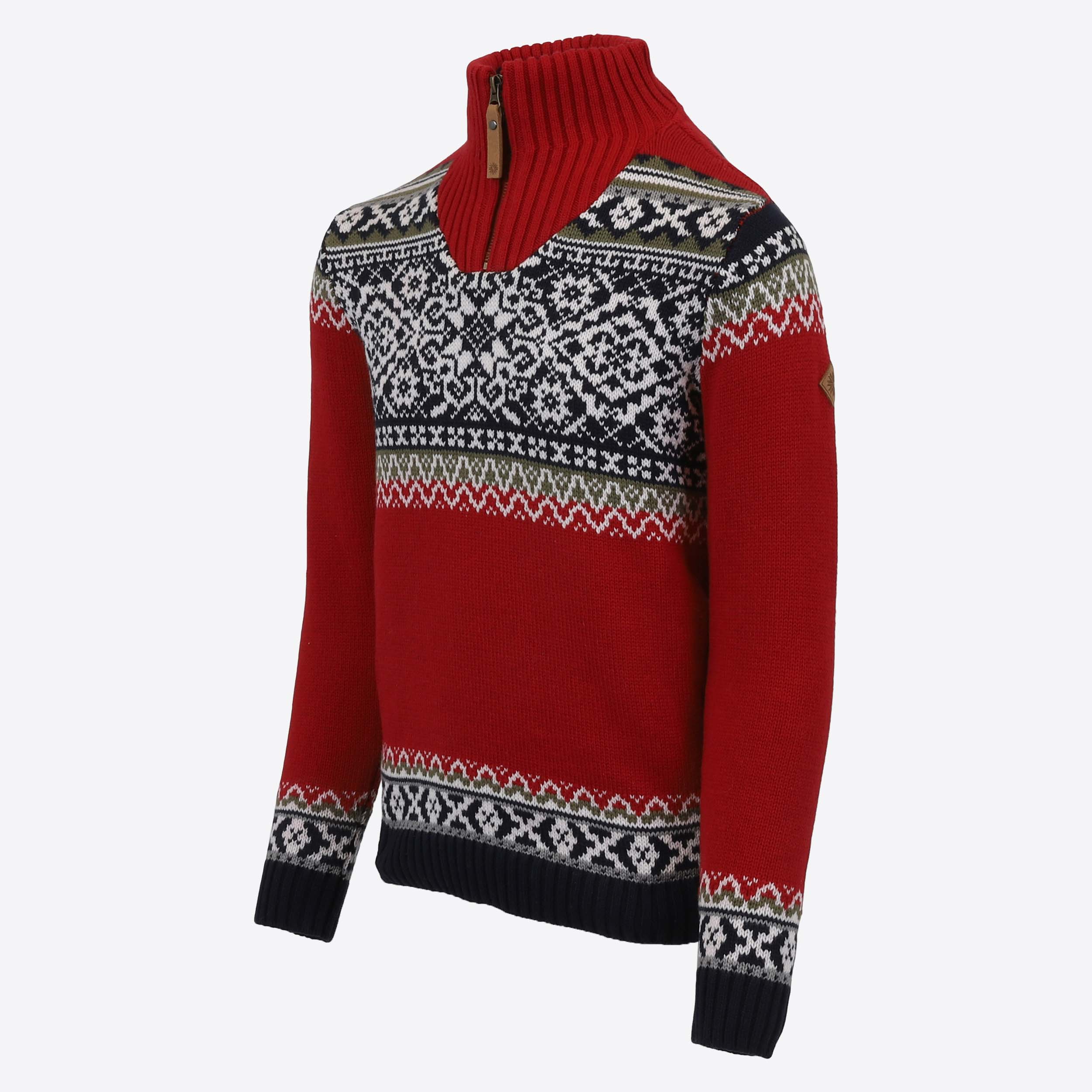Oslo kids sweater with Norwegian patterns