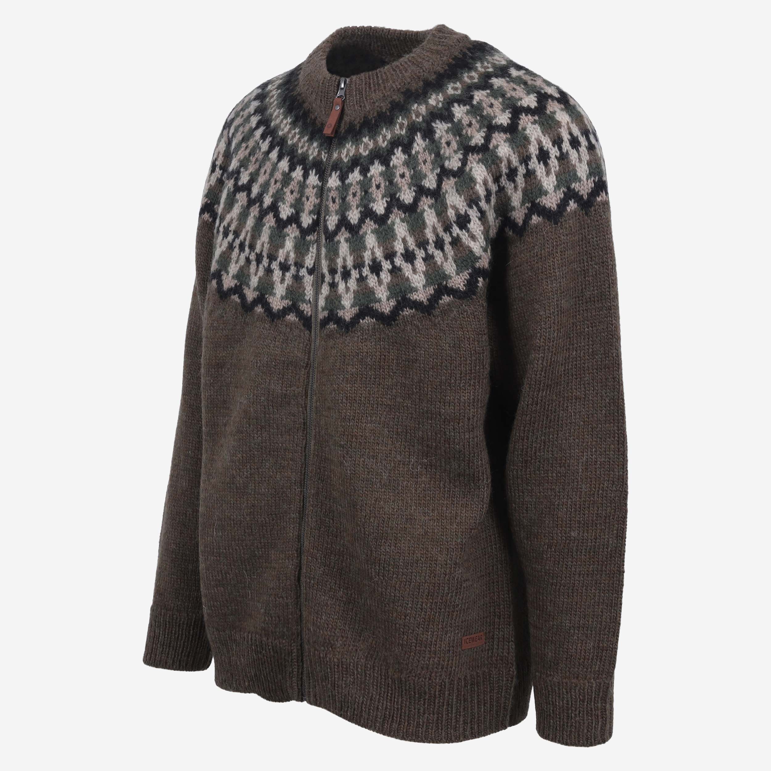 Snorralaug cardigan zippé en laine