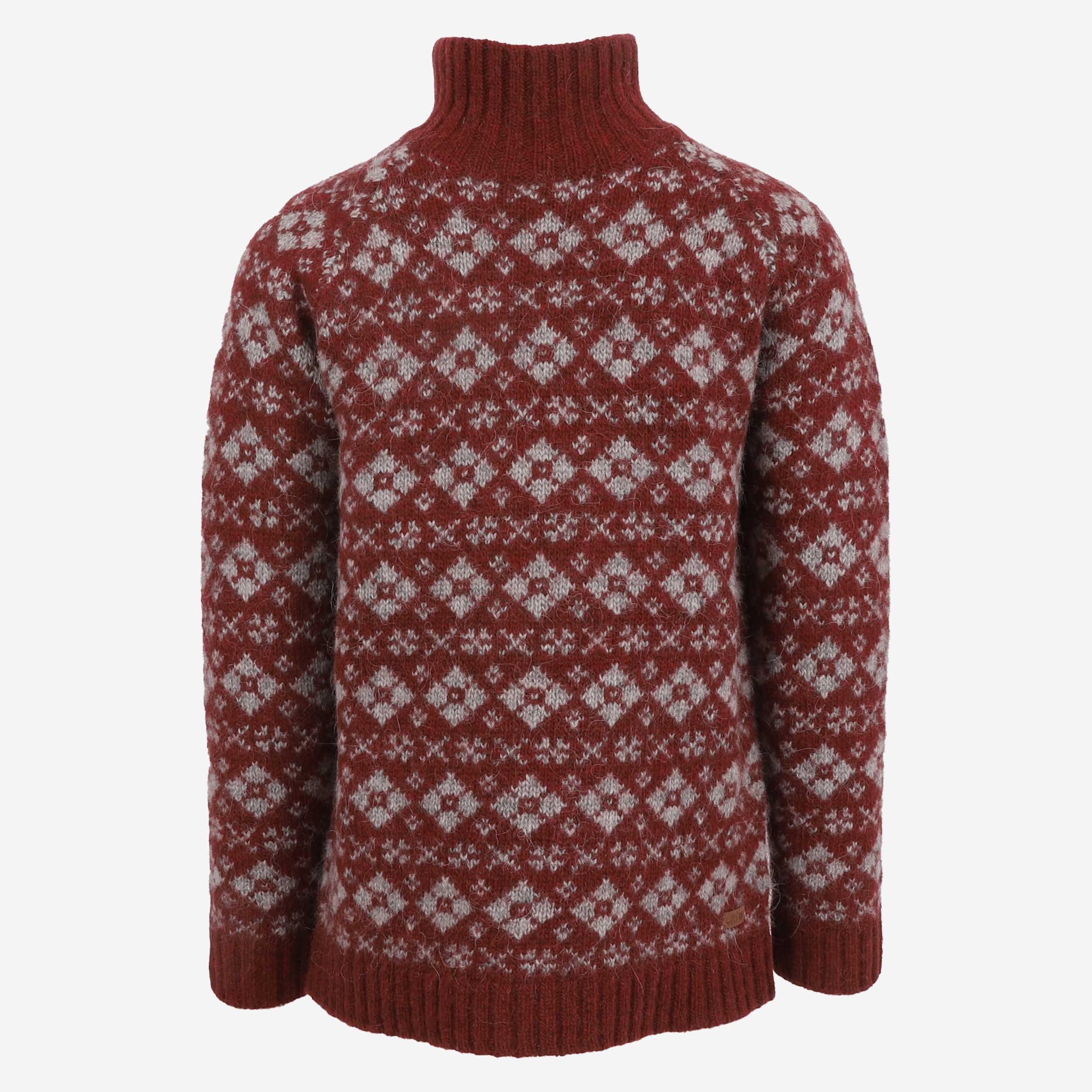 Gestur Turtleneck Wool Nordic Sweater