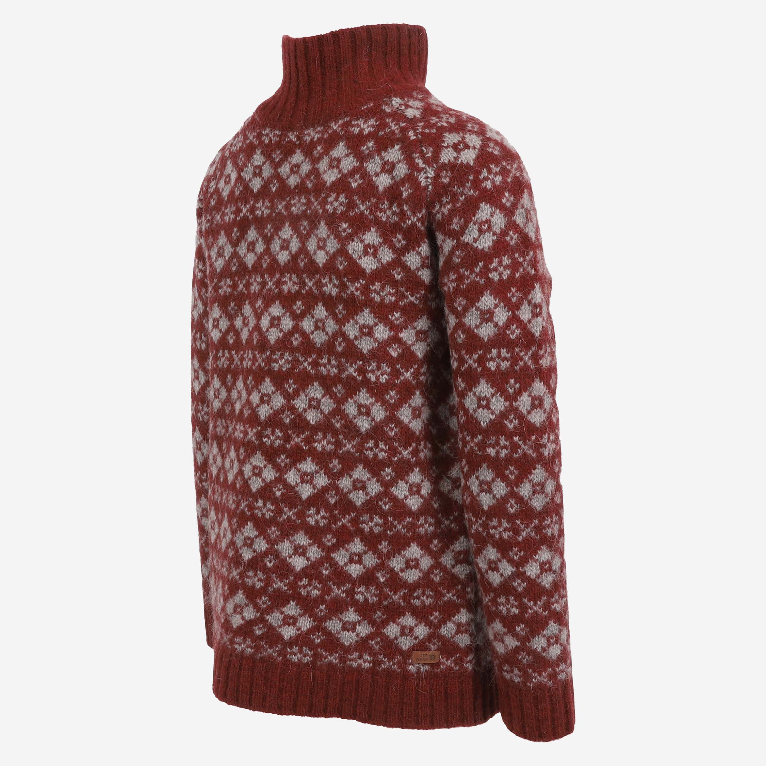 Gestur Turtleneck Wool Nordic Sweater