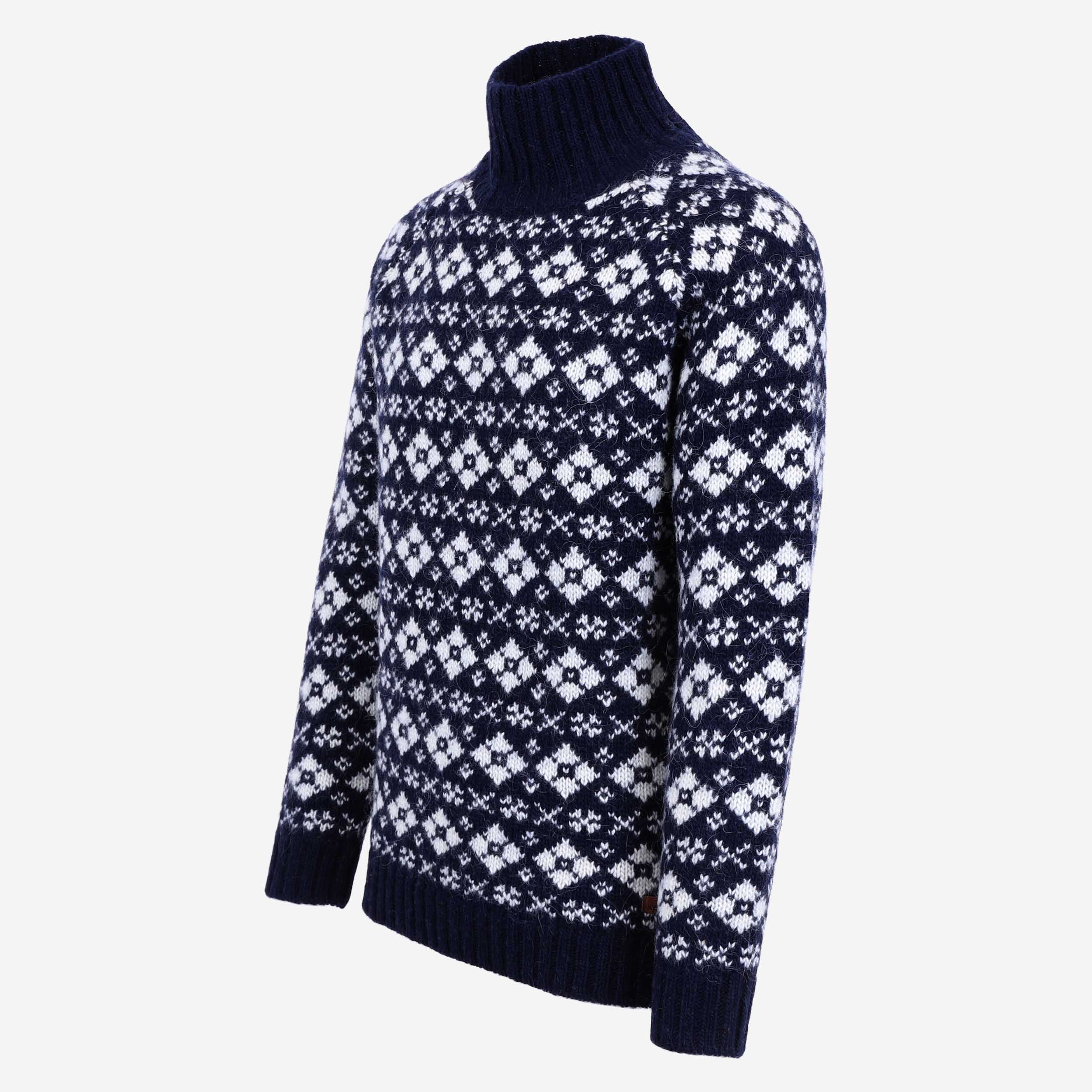 GESTUR 冰岛纯羊毛高领套头衫