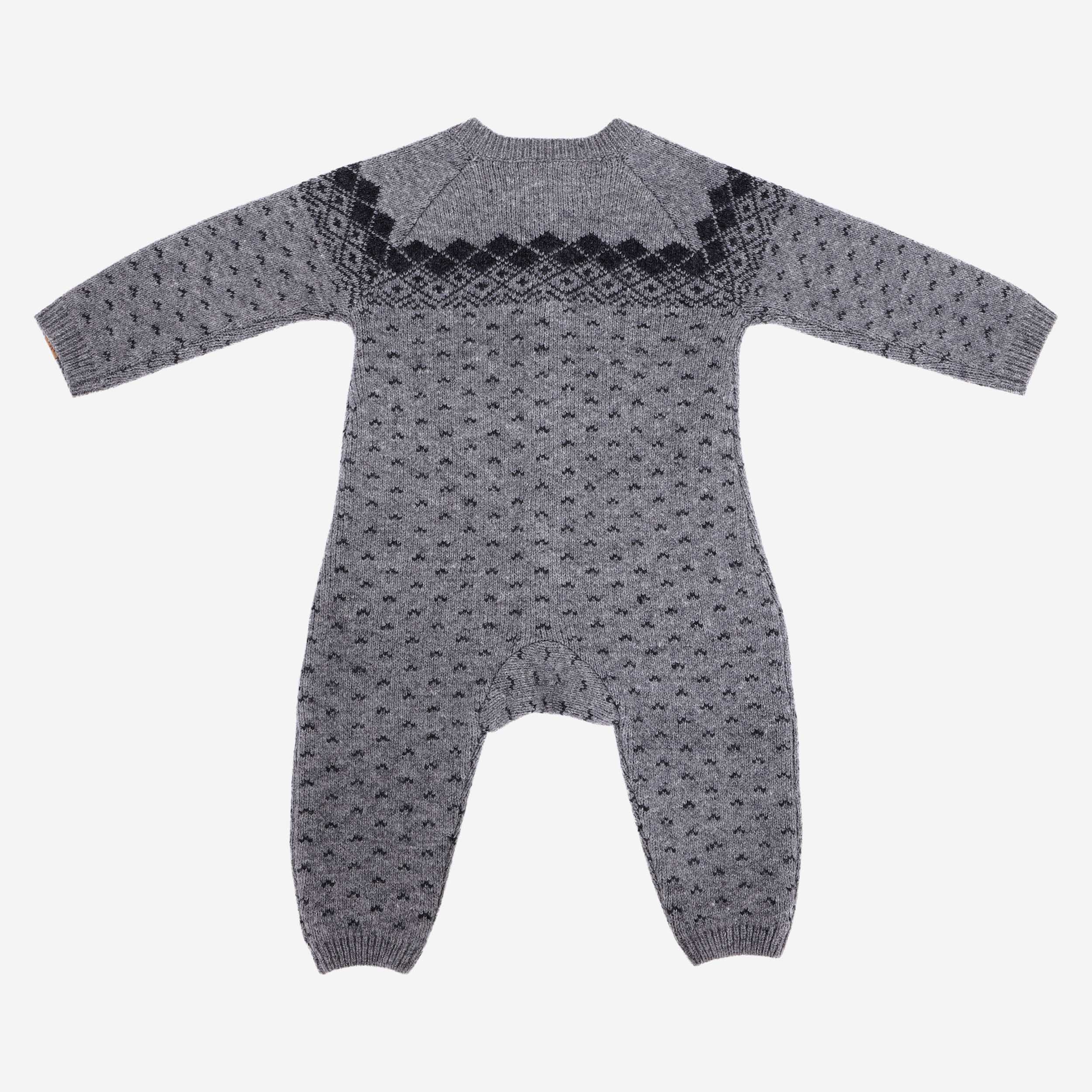 Mosholt gestrickter Babystrampler